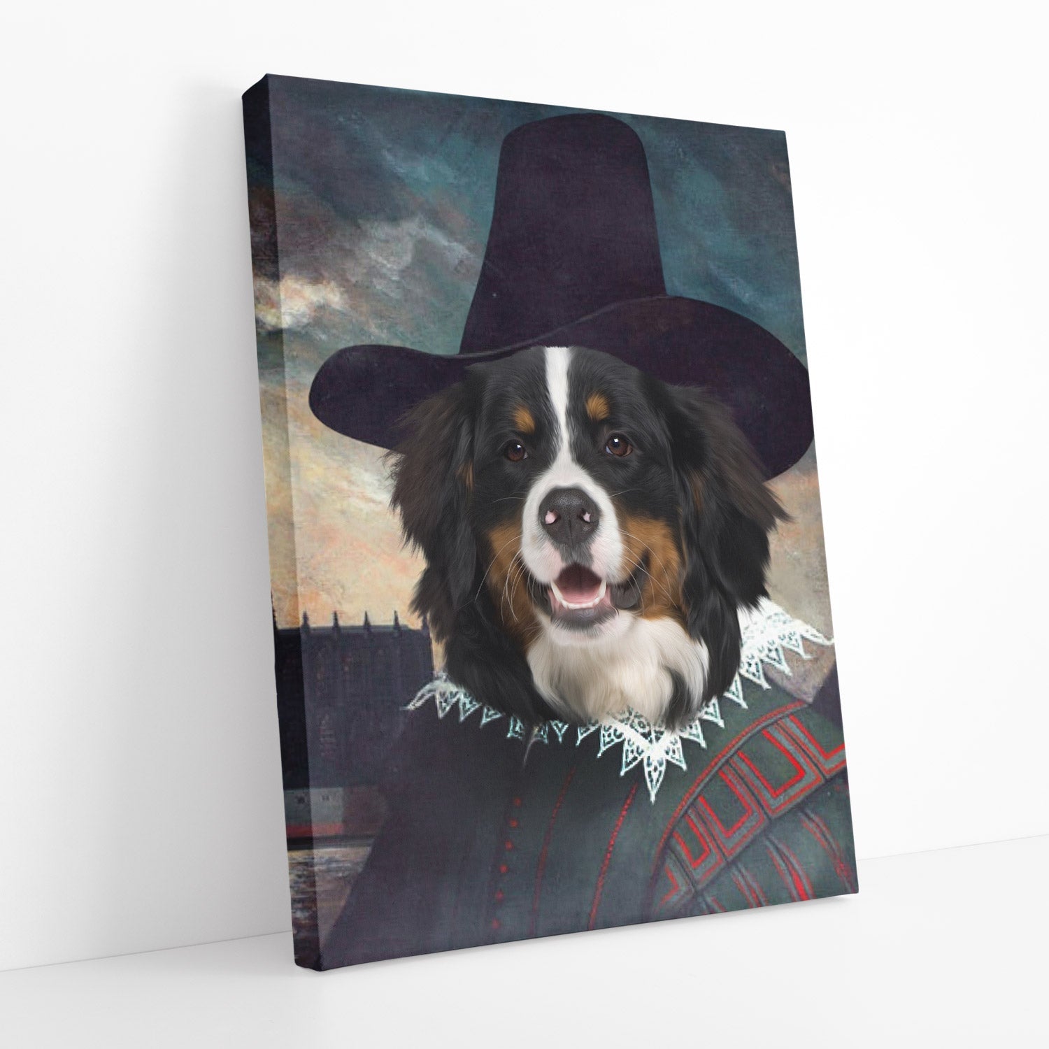 Guy Fawkes personalized Dog Portrait