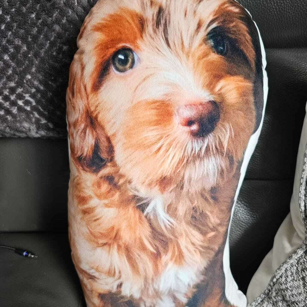 Dog Photo Shaped Pillow
