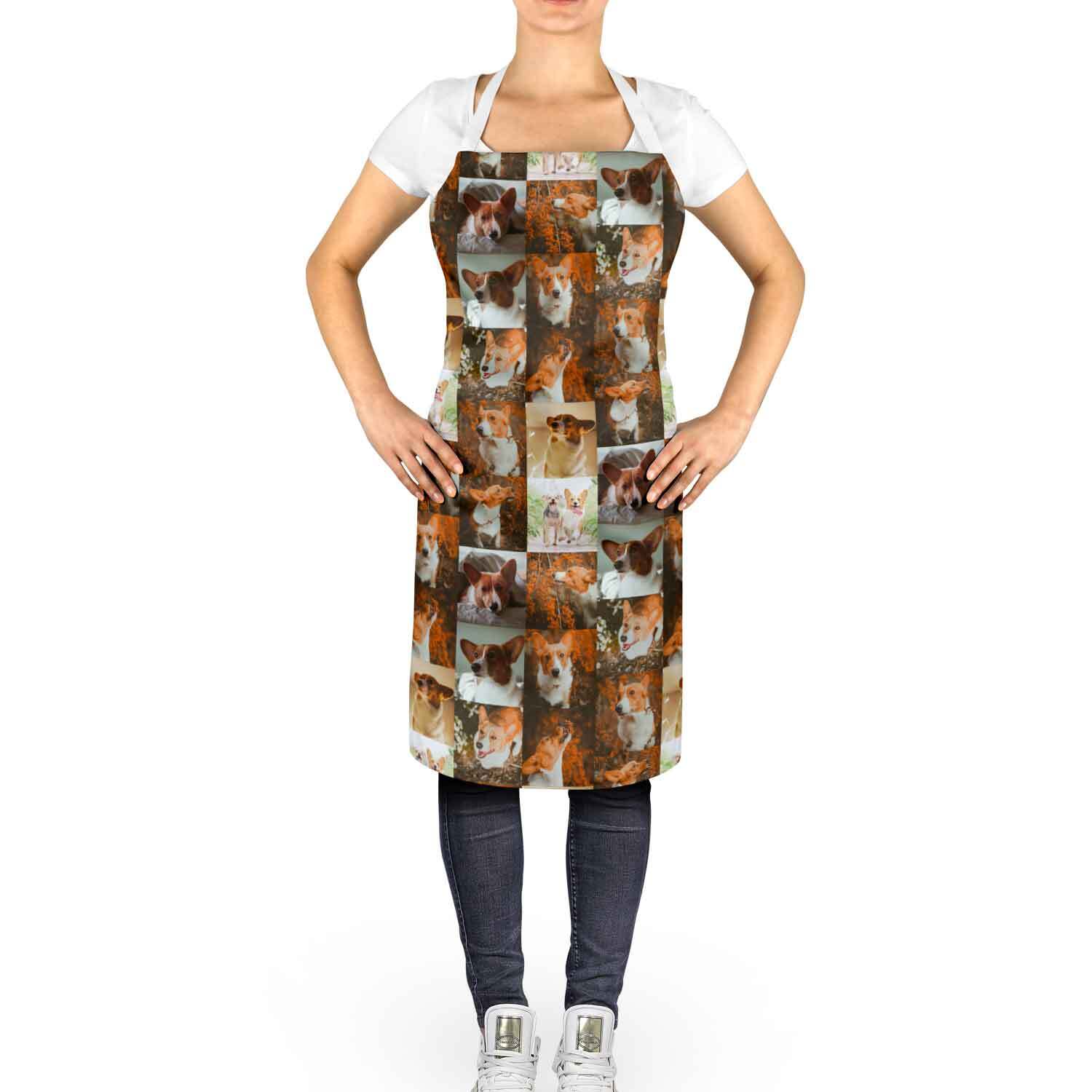 Your Dog Photo Collage Apron