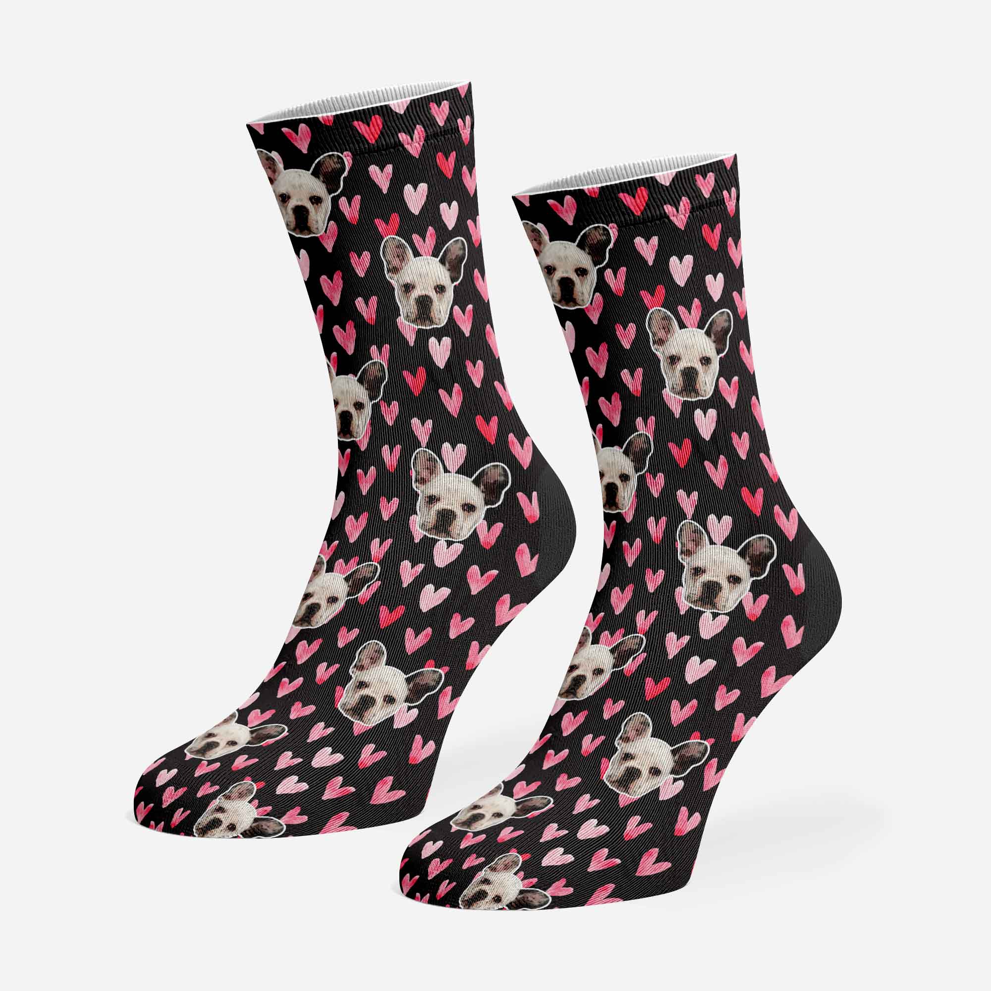 Love Heart Dogzy Socks
