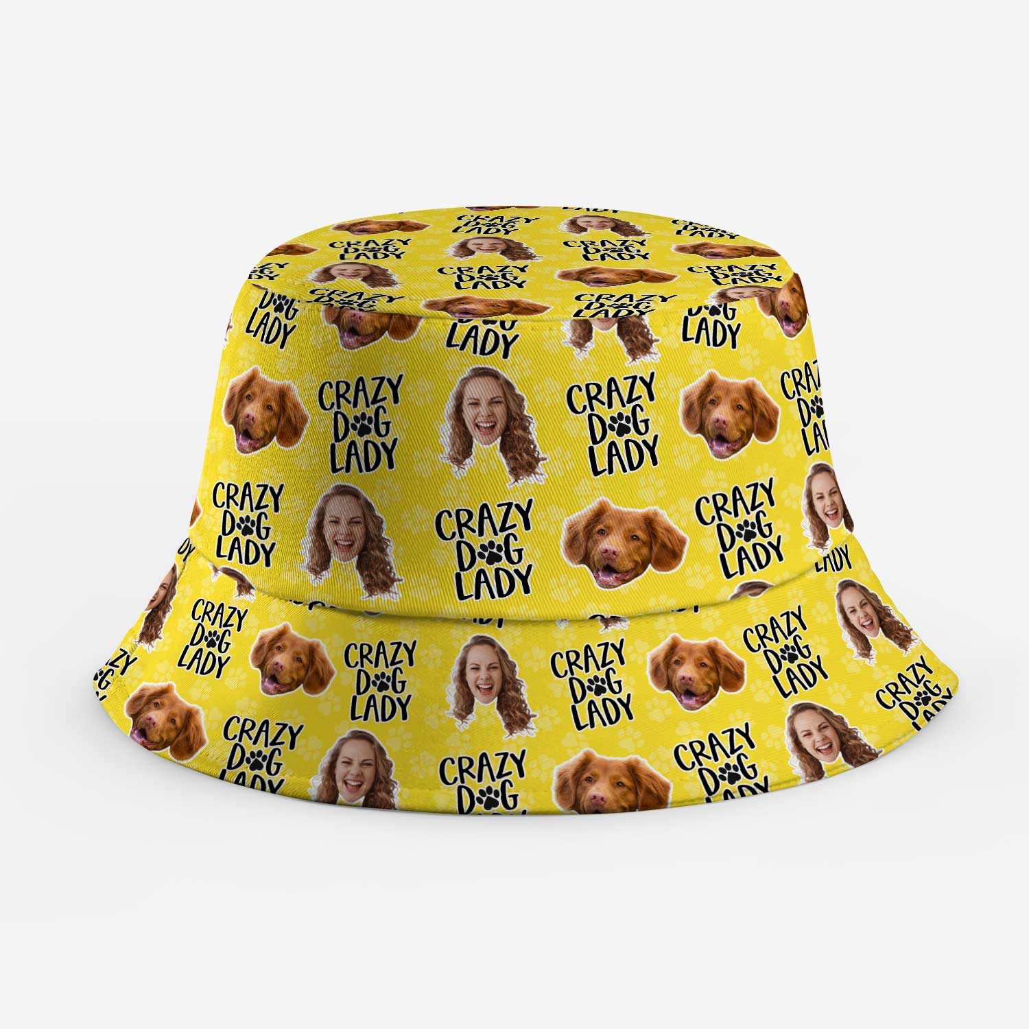 Crazy Dog Lady Custom Bucket Hat