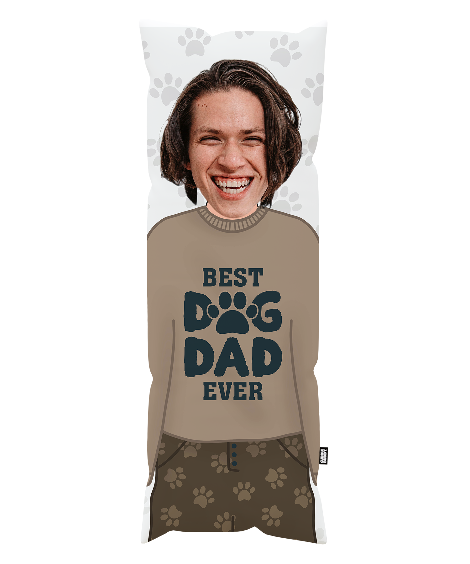 Best Dog Dad Ever Cuddle Buddy Body Pillow