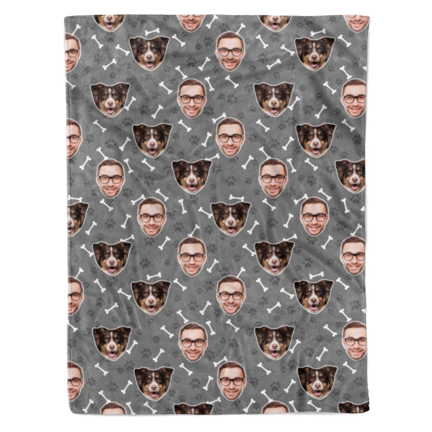 Dog & Owner Personalized Blanket