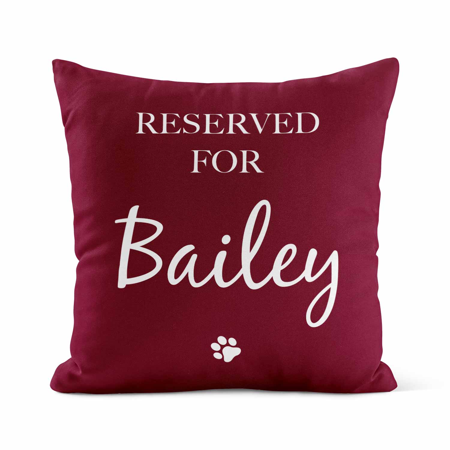 Reserved For (Dogs Name) Custom Cushion