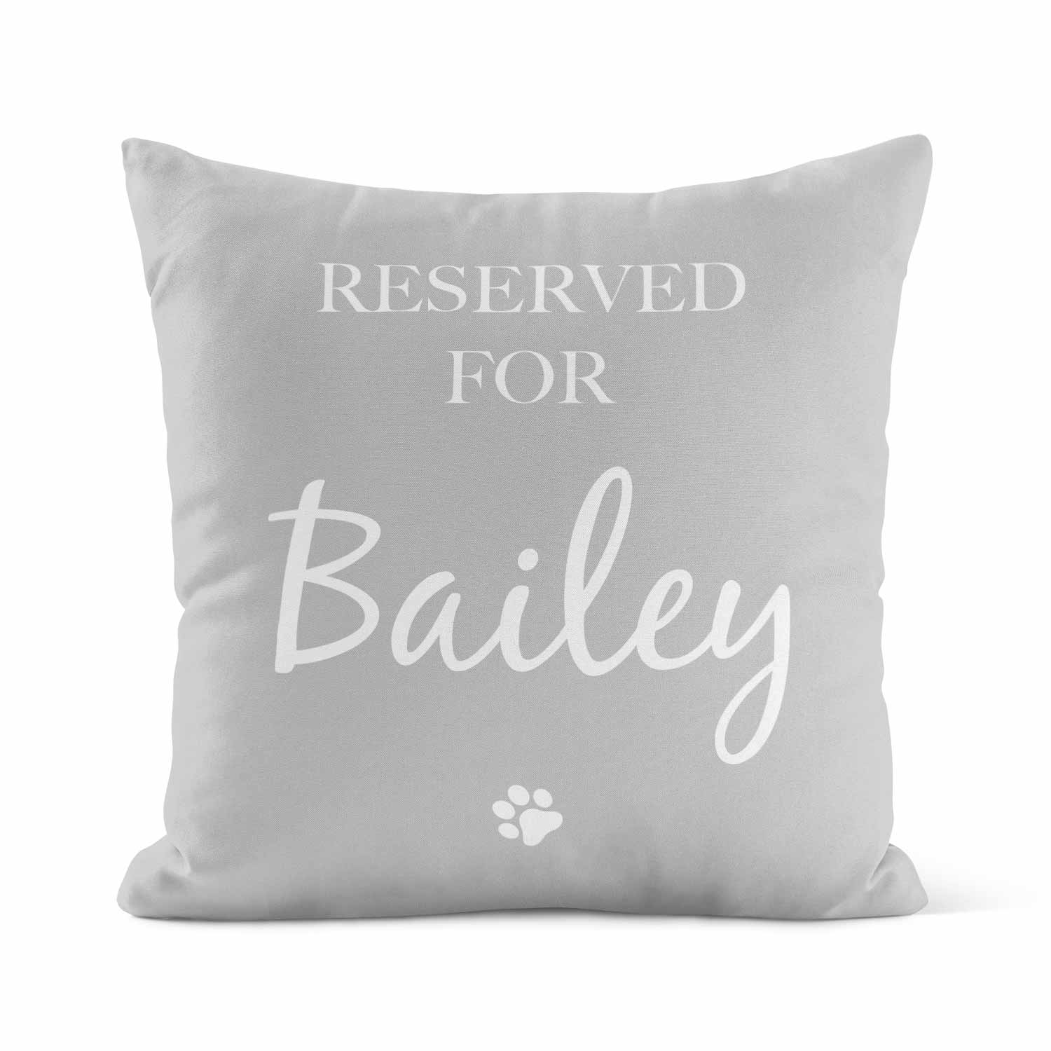 Reserved For (Dogs Name) Custom Cushion