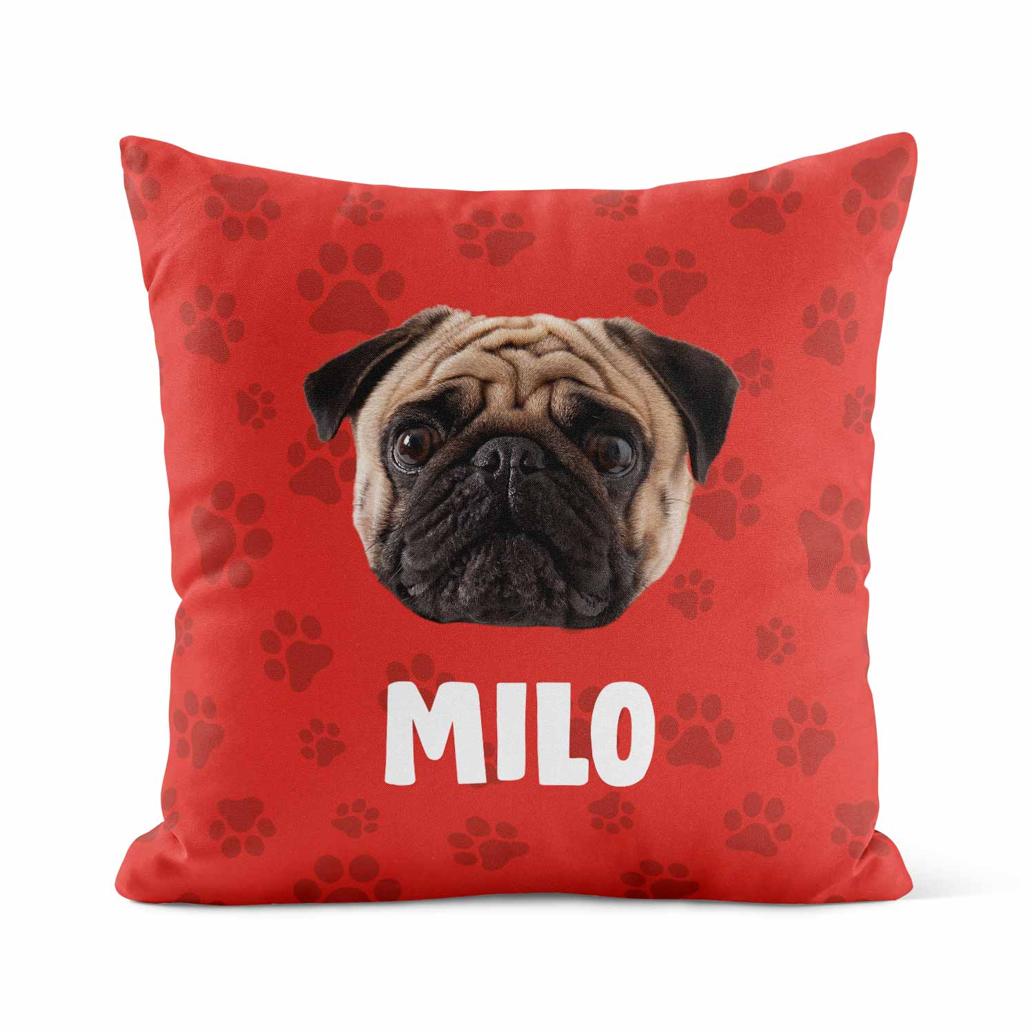Your Dog Name & Face Custom Cushion