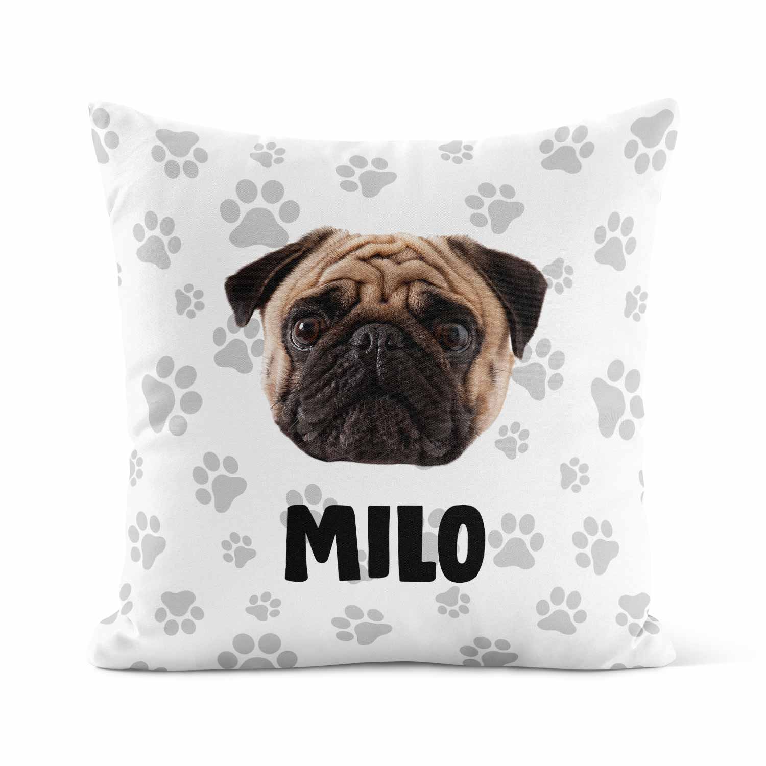 Your Dog Name & Face Custom Cushion