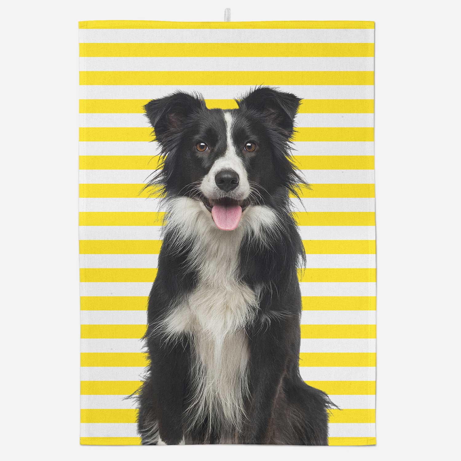 Your Dog Stripes Dish Towel