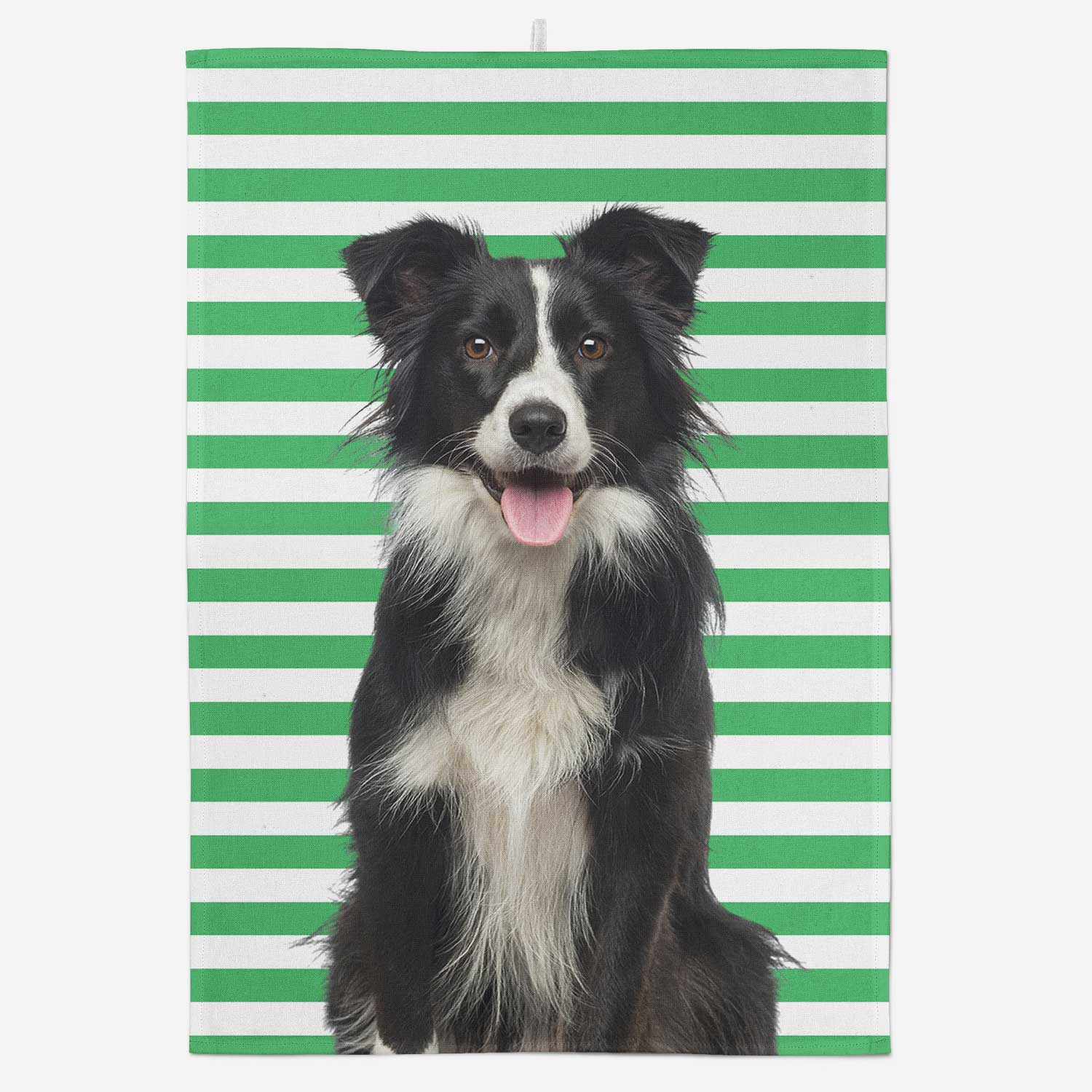 Your Dog Stripes Dish Towel