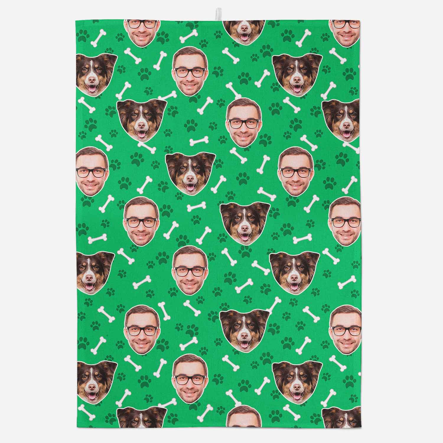 Your Dog & You Personalized Dish Towel