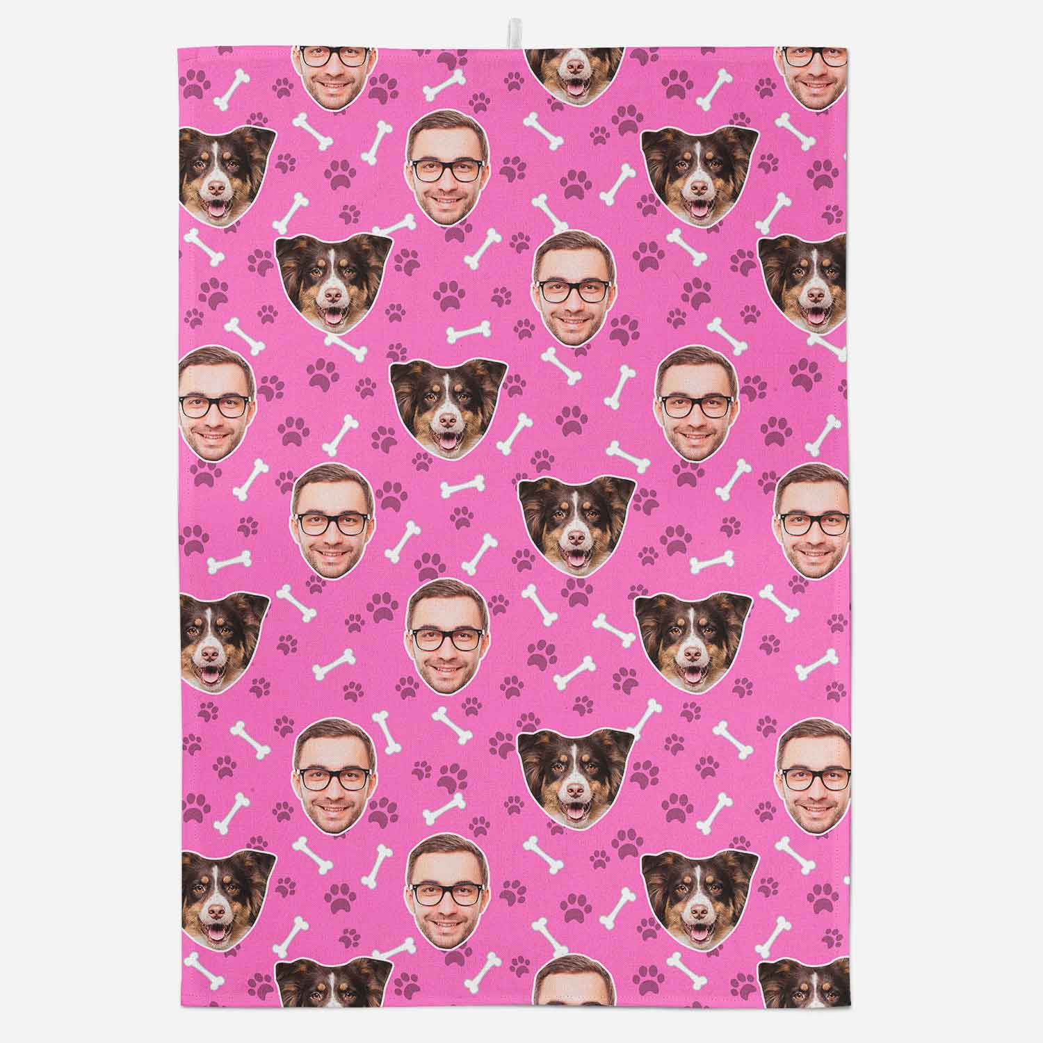 Your Dog & You Personalized Dish Towel