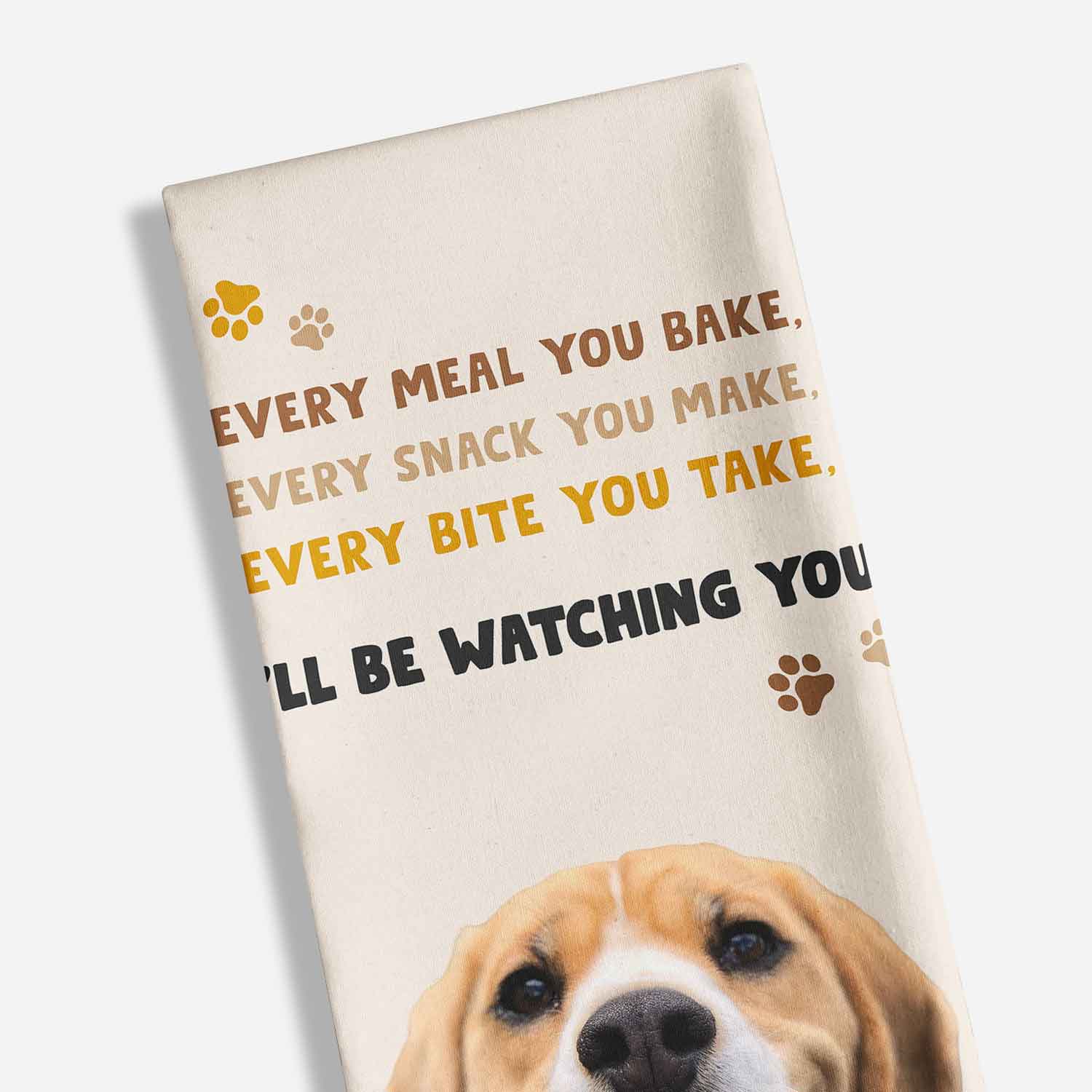 Every Meal You Bake Personalized Dog Dish Towel