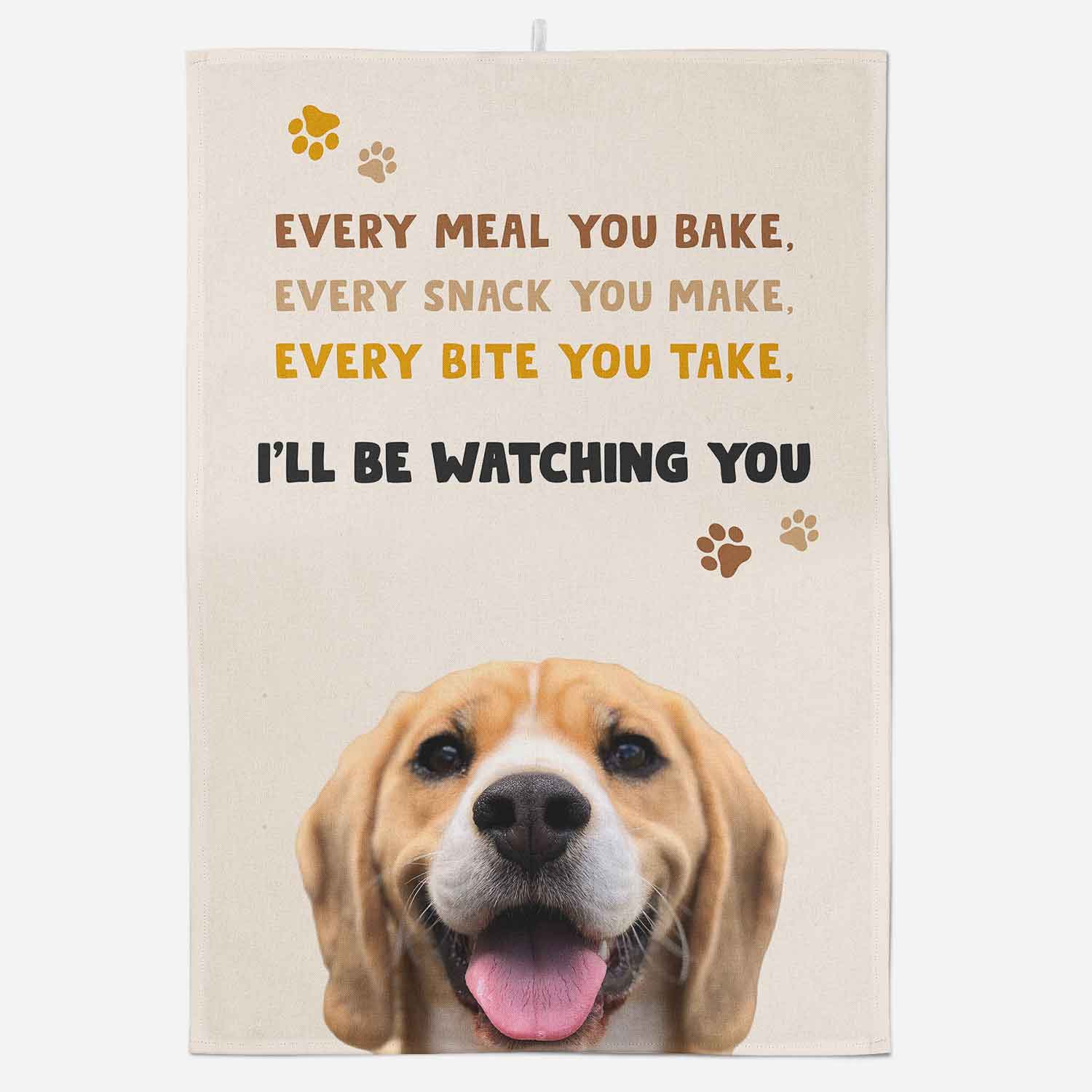 Every Meal You Bake Personalized Dog Dish Towel