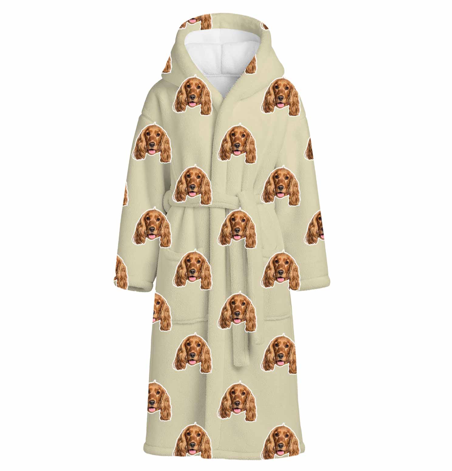 Your Dog's Face Personalized Bathrobe