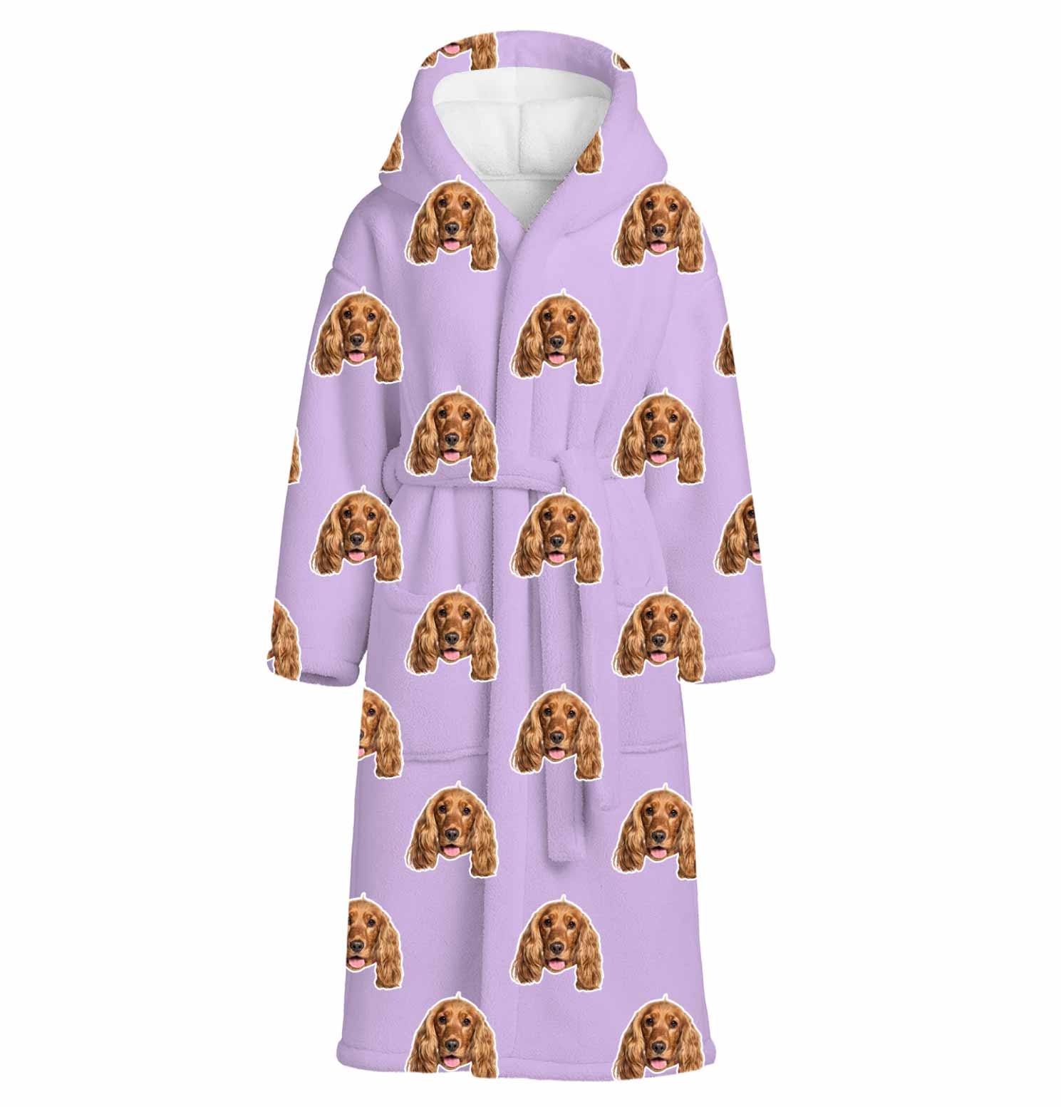 Your Dog's Face Personalized Bathrobe