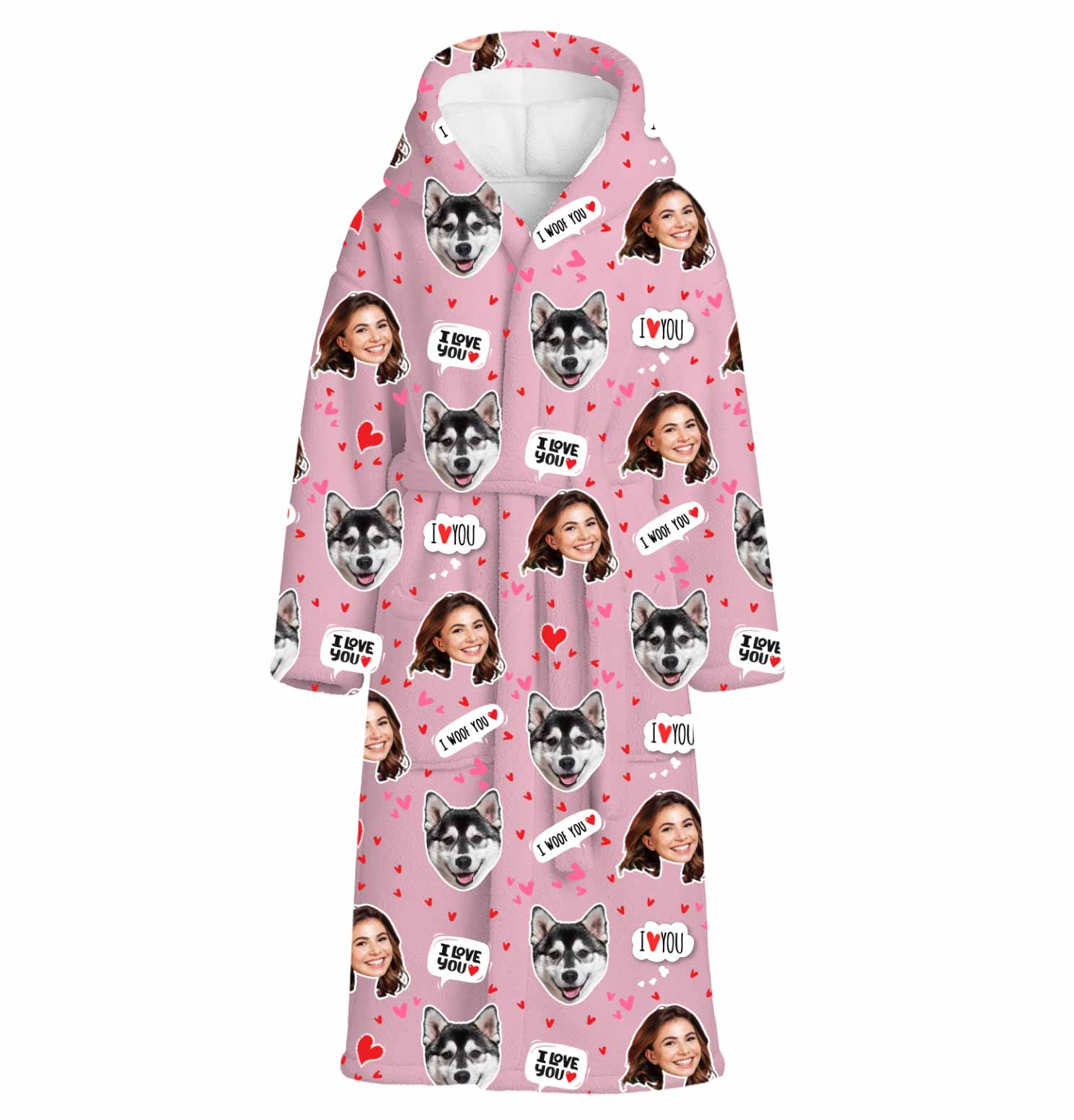 I Woof You Personalized Bathrobe