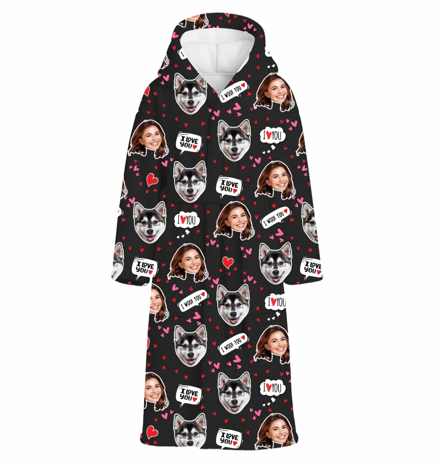 I Woof You Personalized Bathrobe