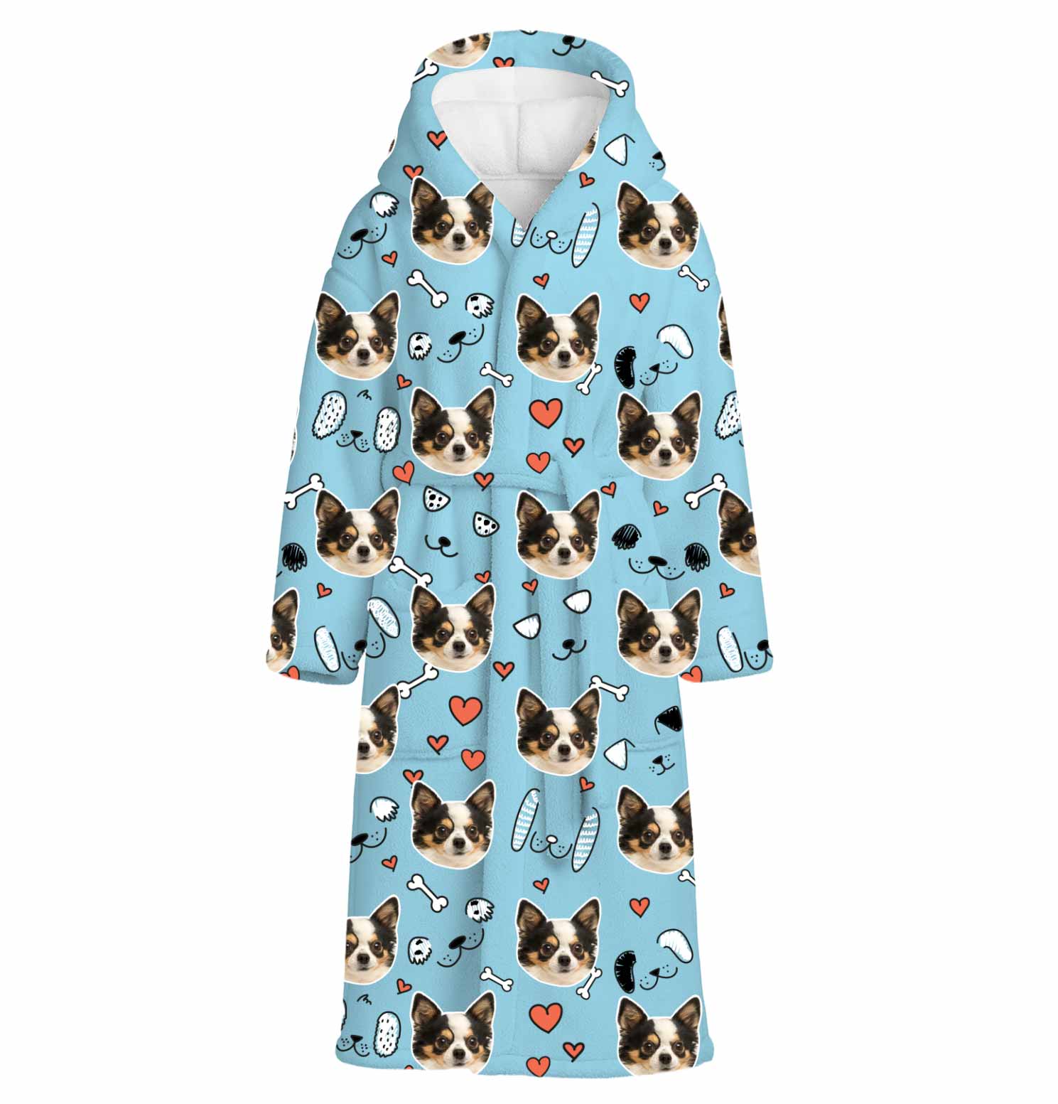 Dog Doodle Personalized Bathrobe