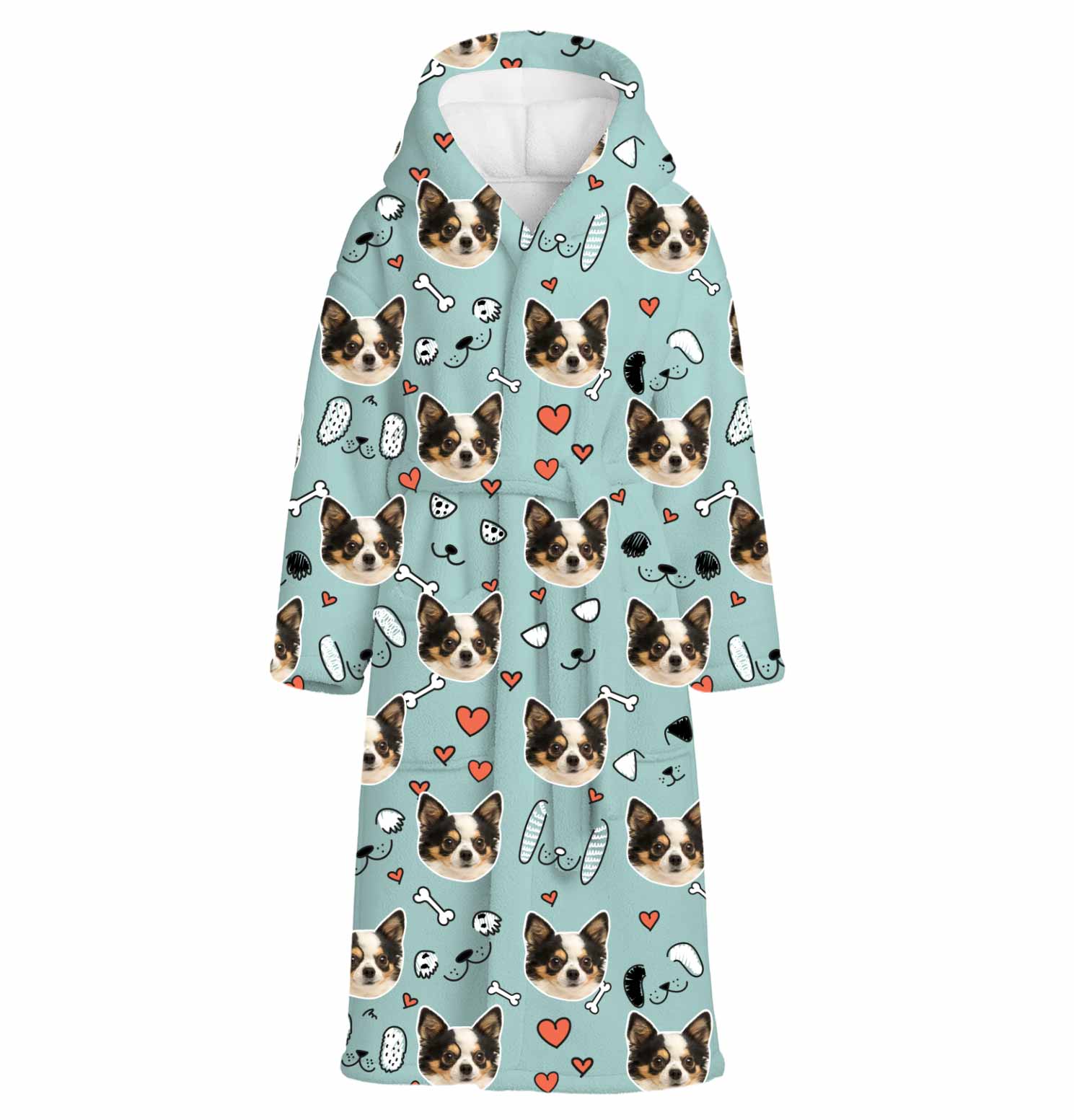 Dog Doodle Personalized Bathrobe