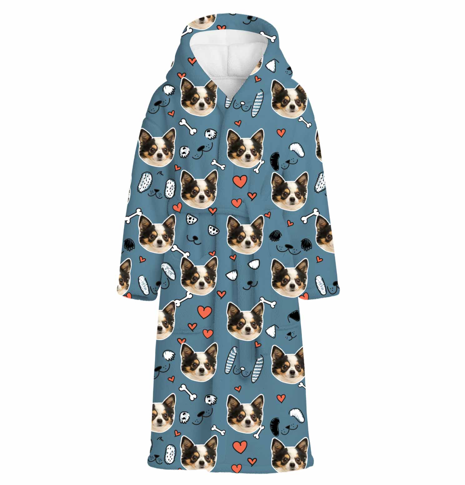 Dog Doodle Personalized Bathrobe