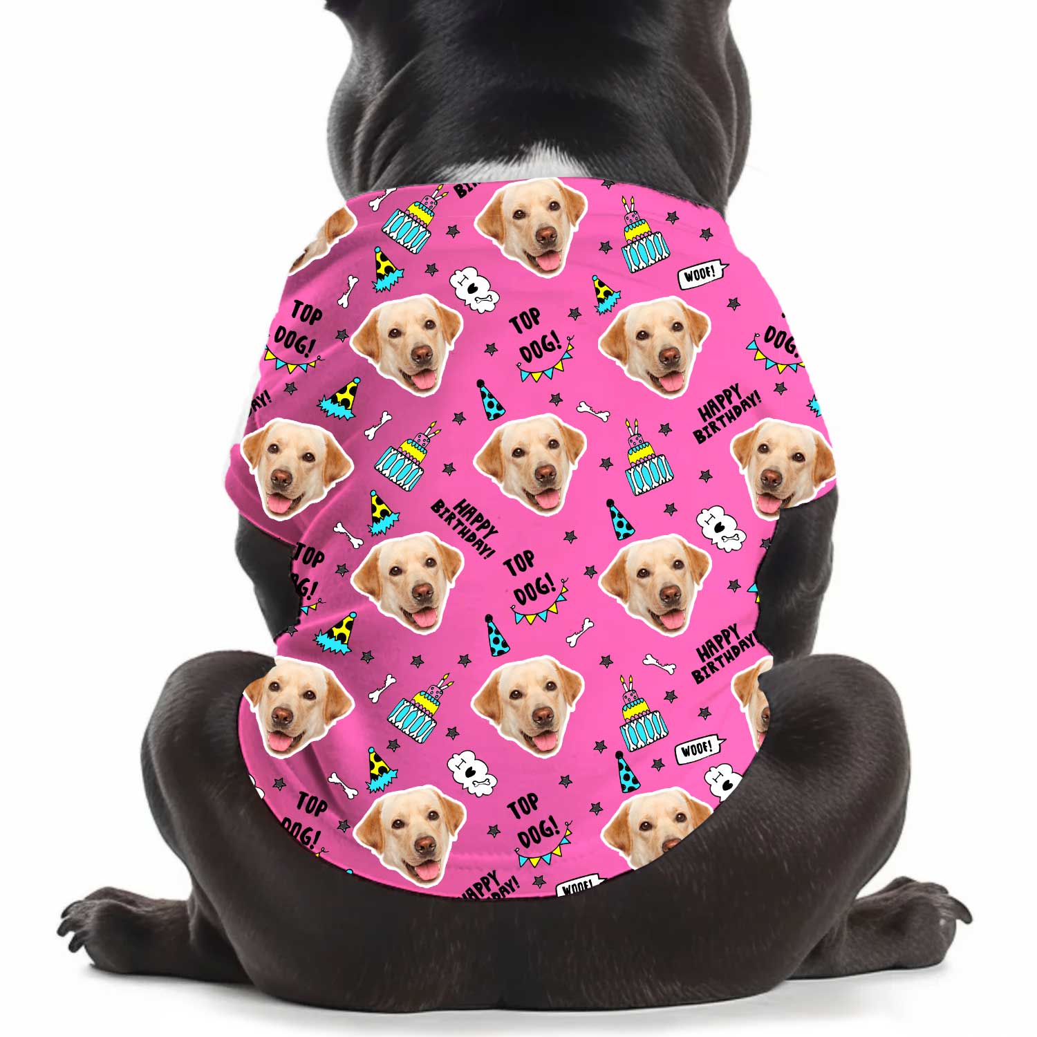 Top Dog Birthday Personalized T Shirt