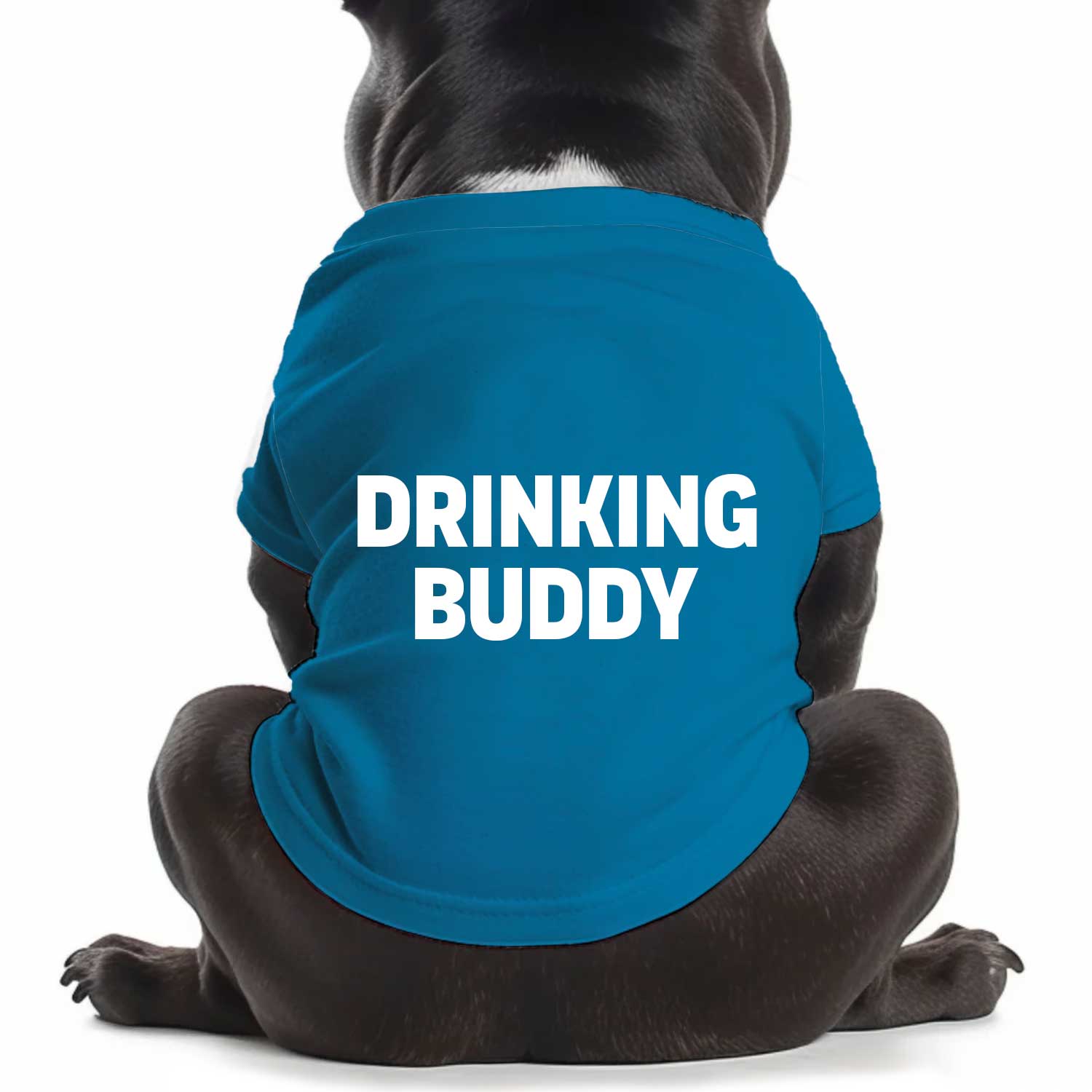 Drinking Buddy Dog T Shirt