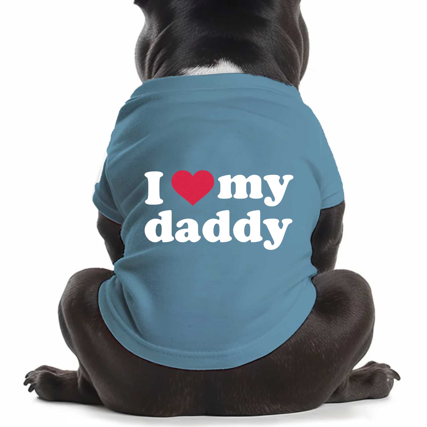 I Love My Daddy Dog T Shirt