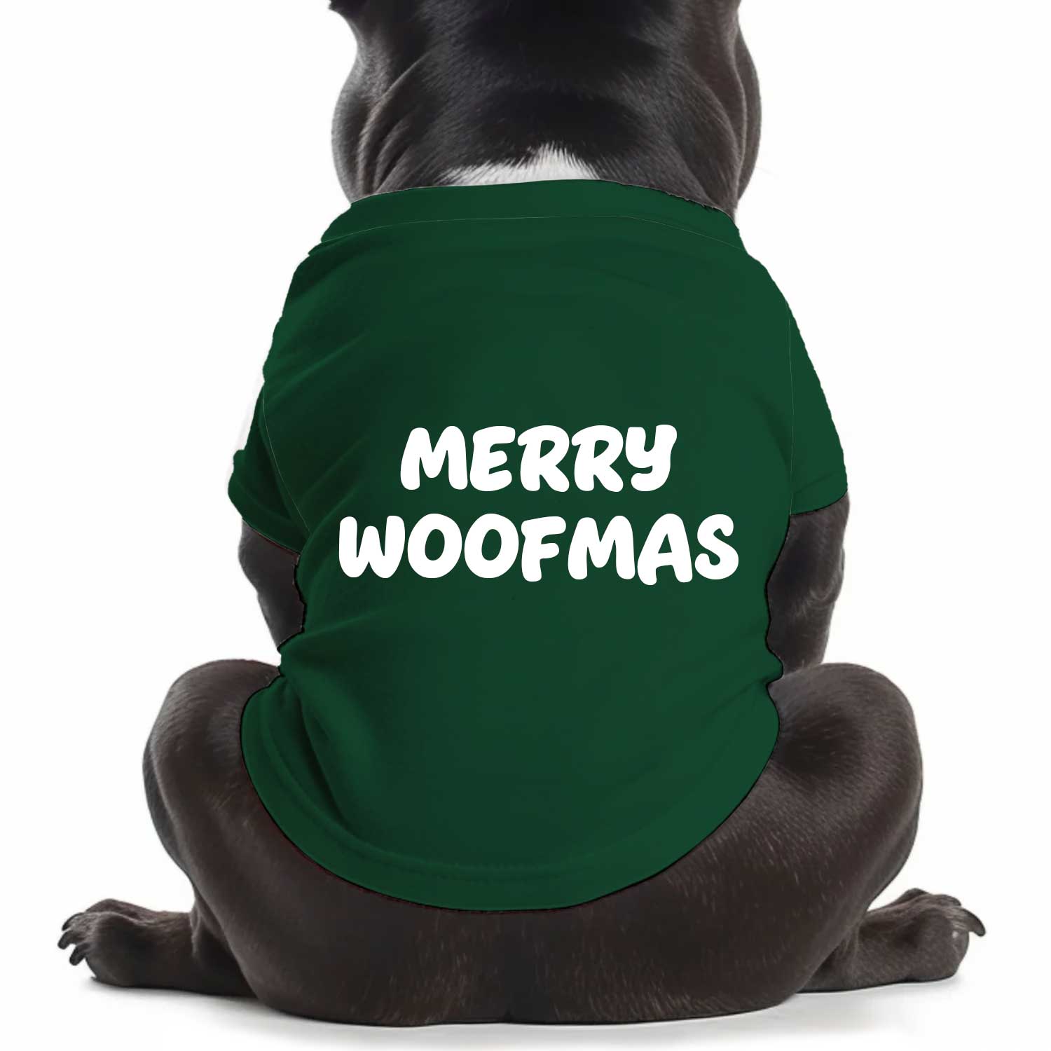 Merry Woofmas Dog T Shirt