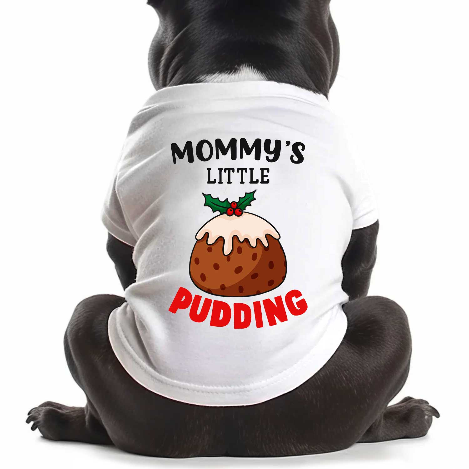 Mommy's Little Pudding Christmas Dog T Shirt