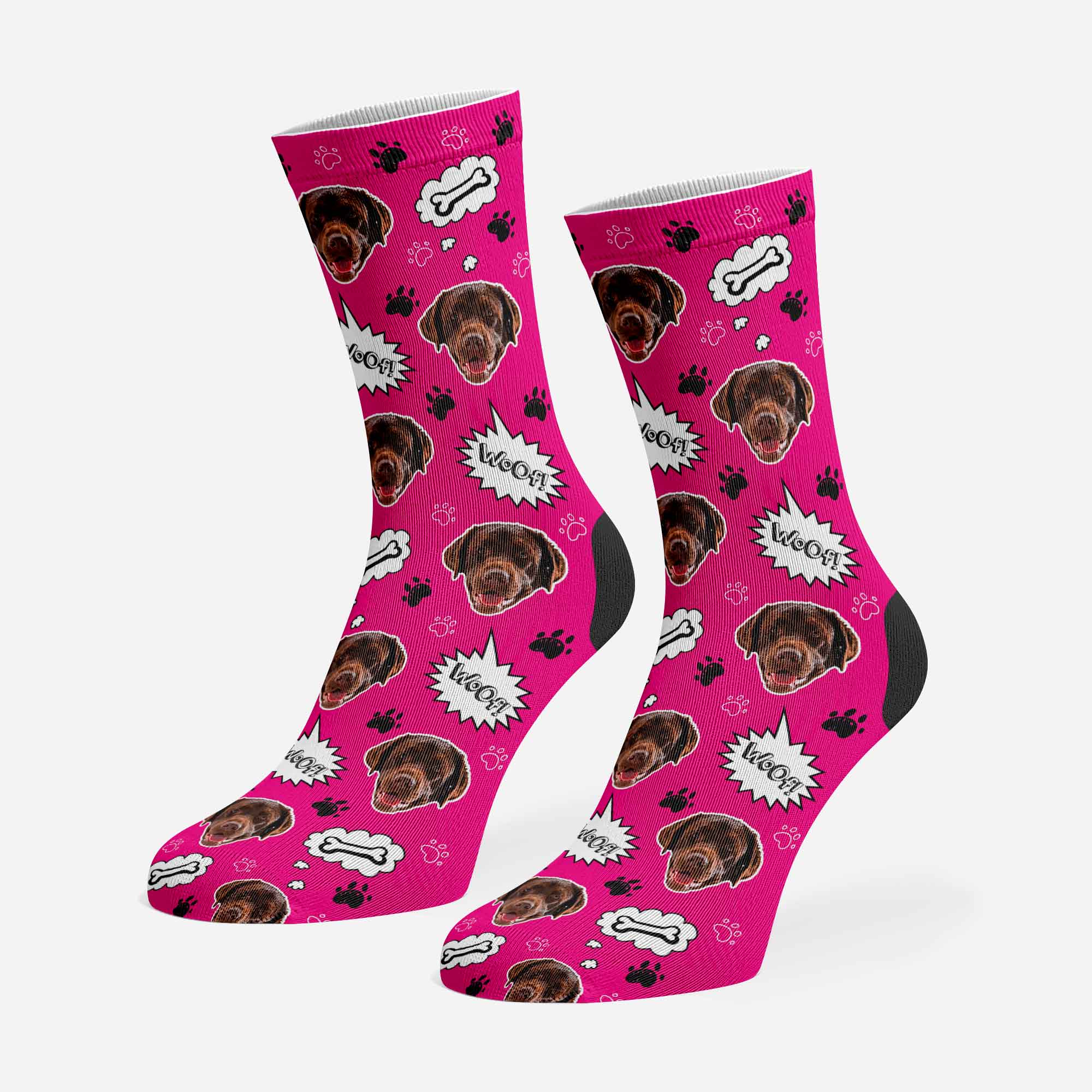 Woof Dog On Socks