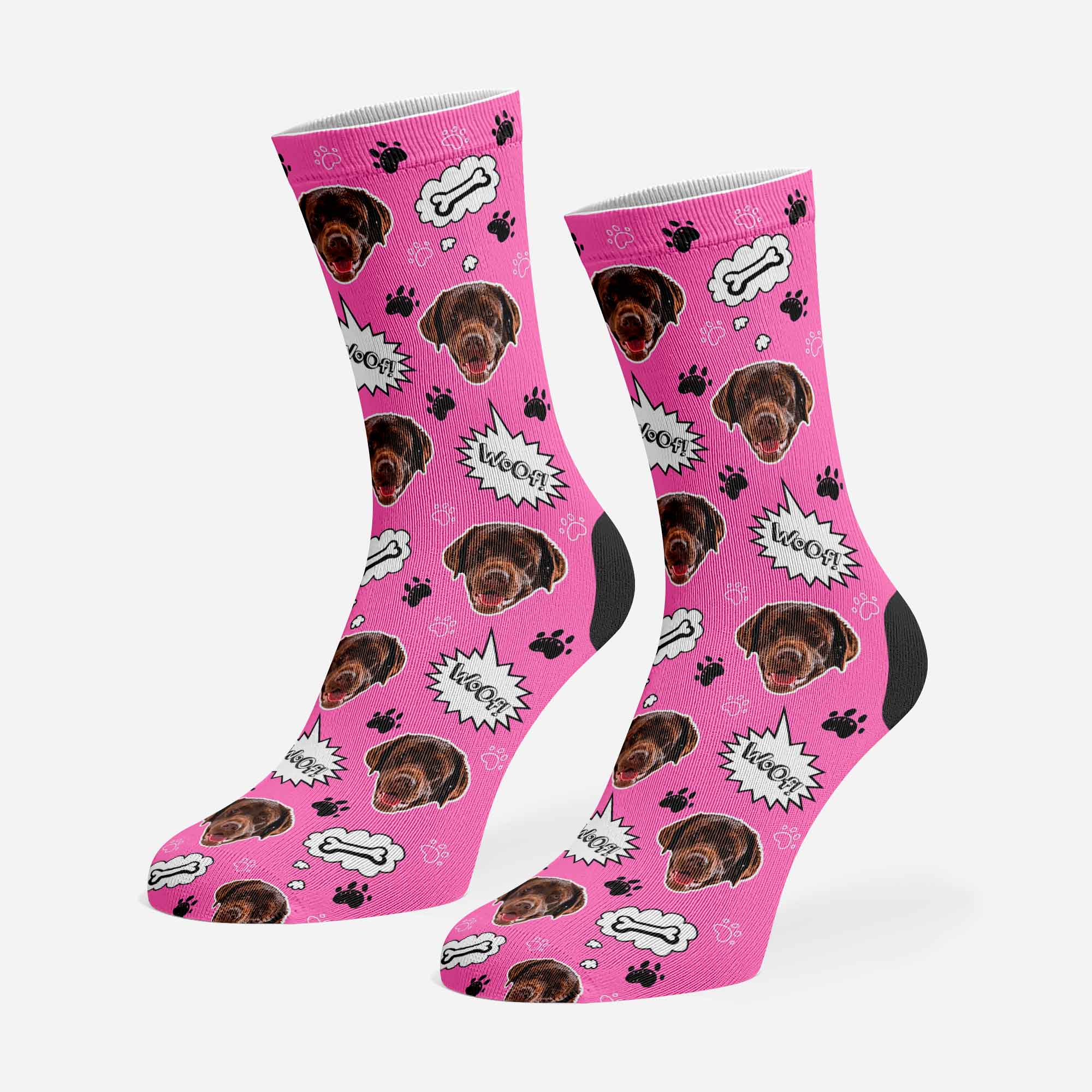 Woof Dog On Socks
