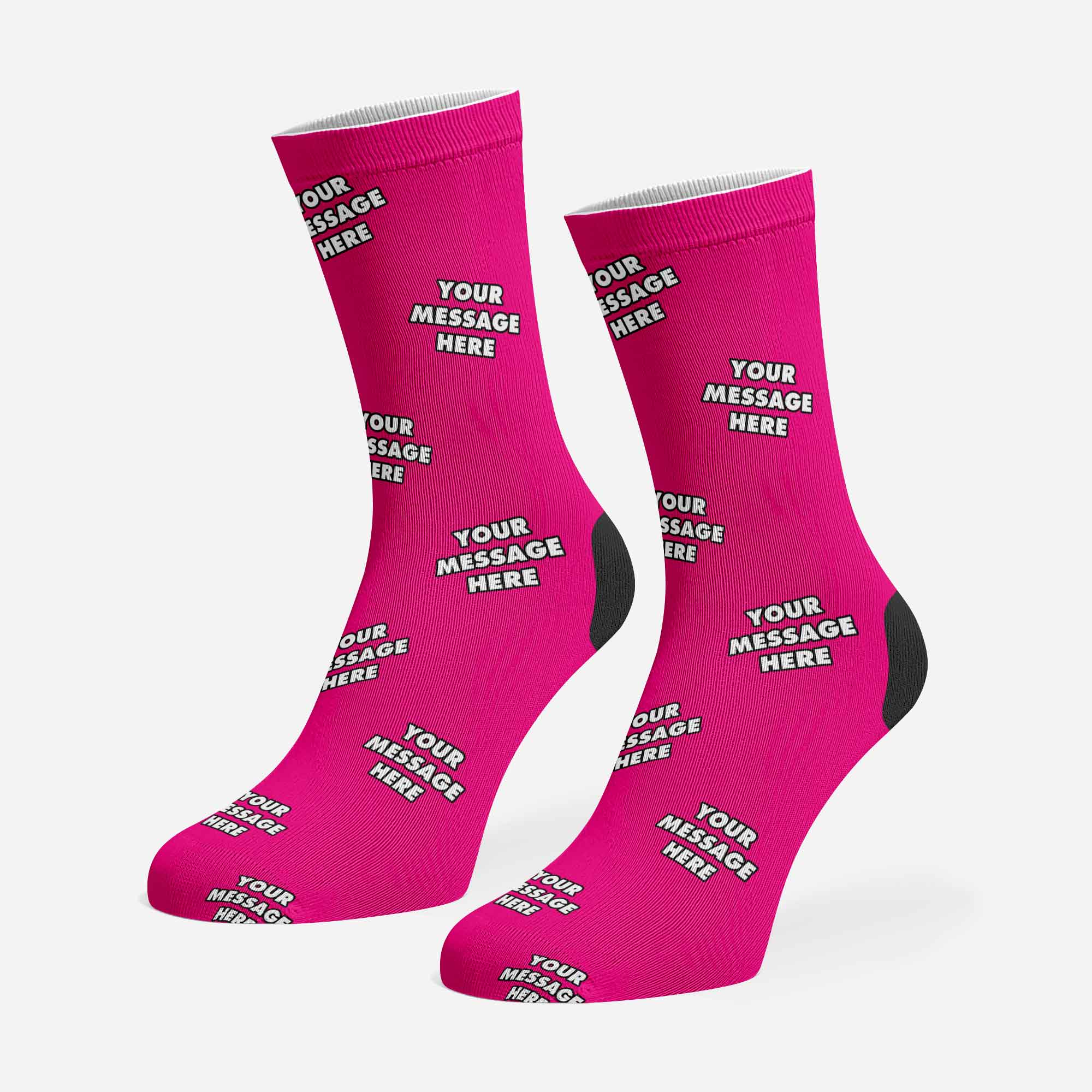 Your Message Personalized Dog Socks