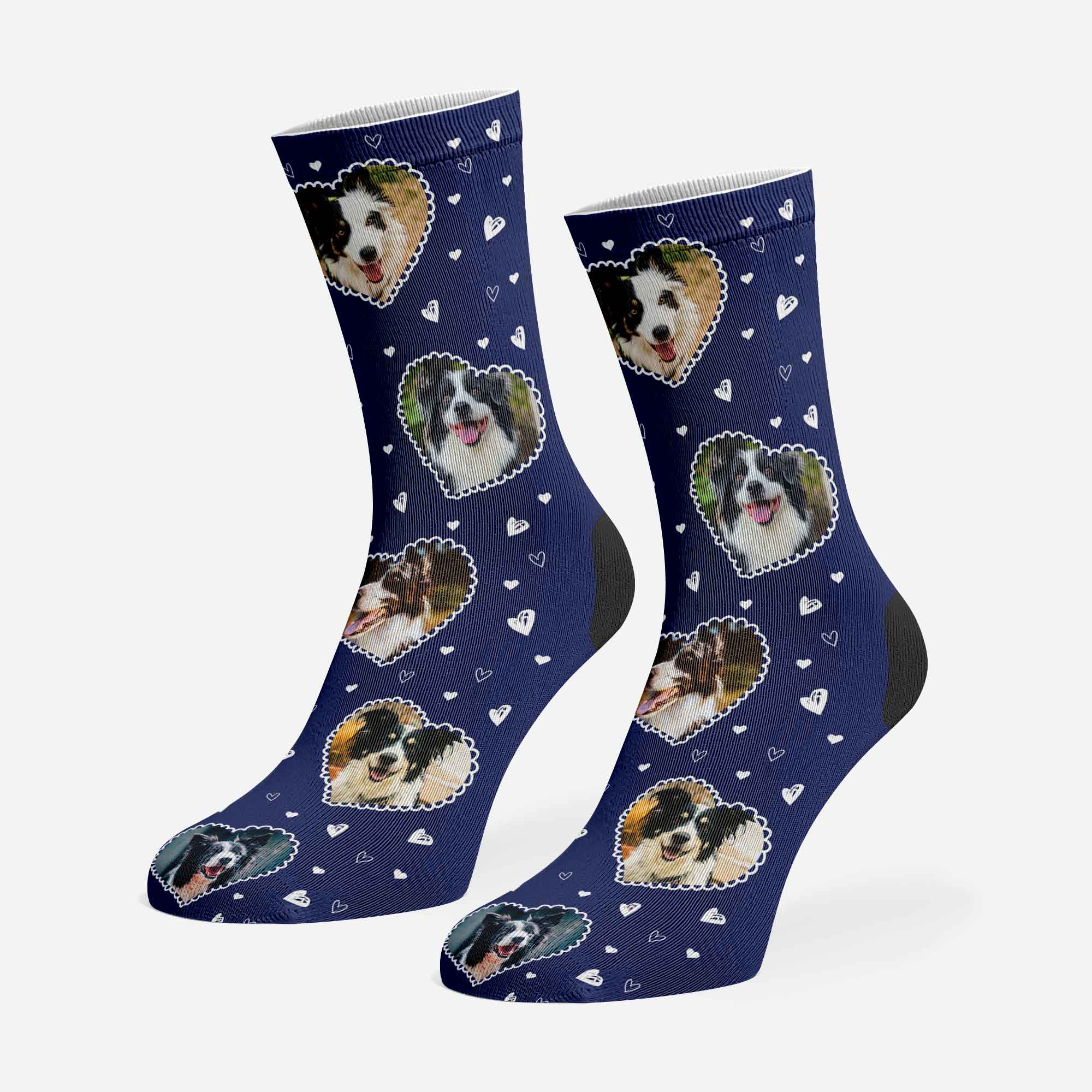 Love Pattern Doodle Socks