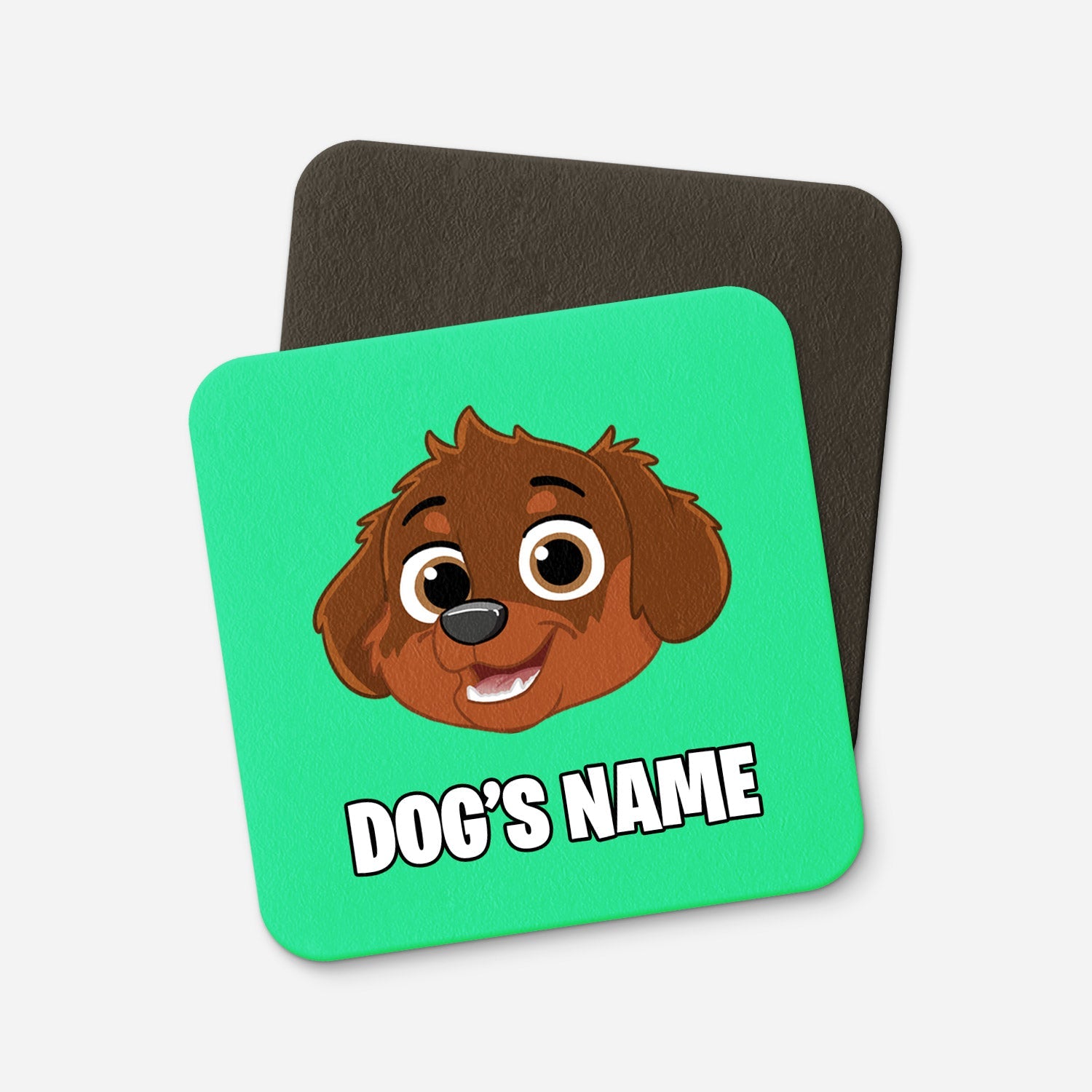 Your Dog Cartoon Personalized Coasters