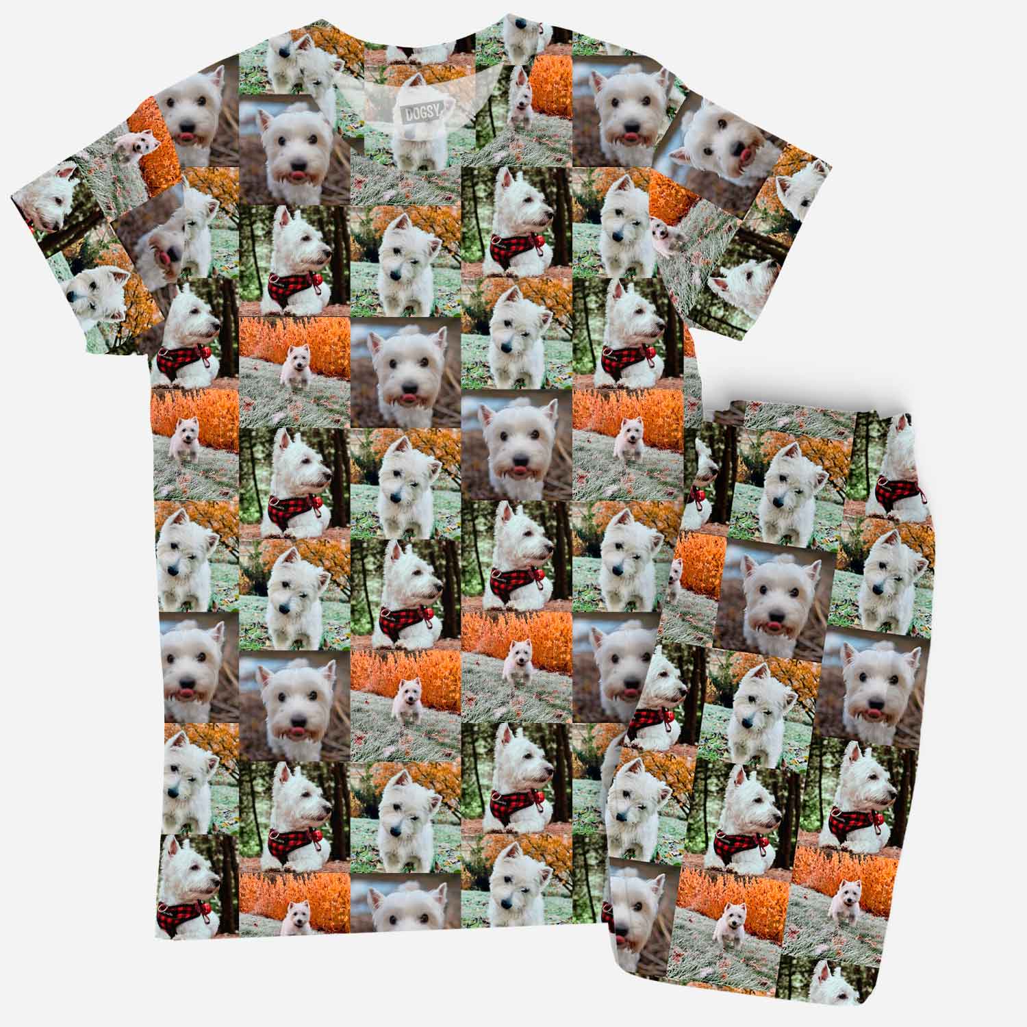 Women's Photo Collage Pajamas - Pant Set