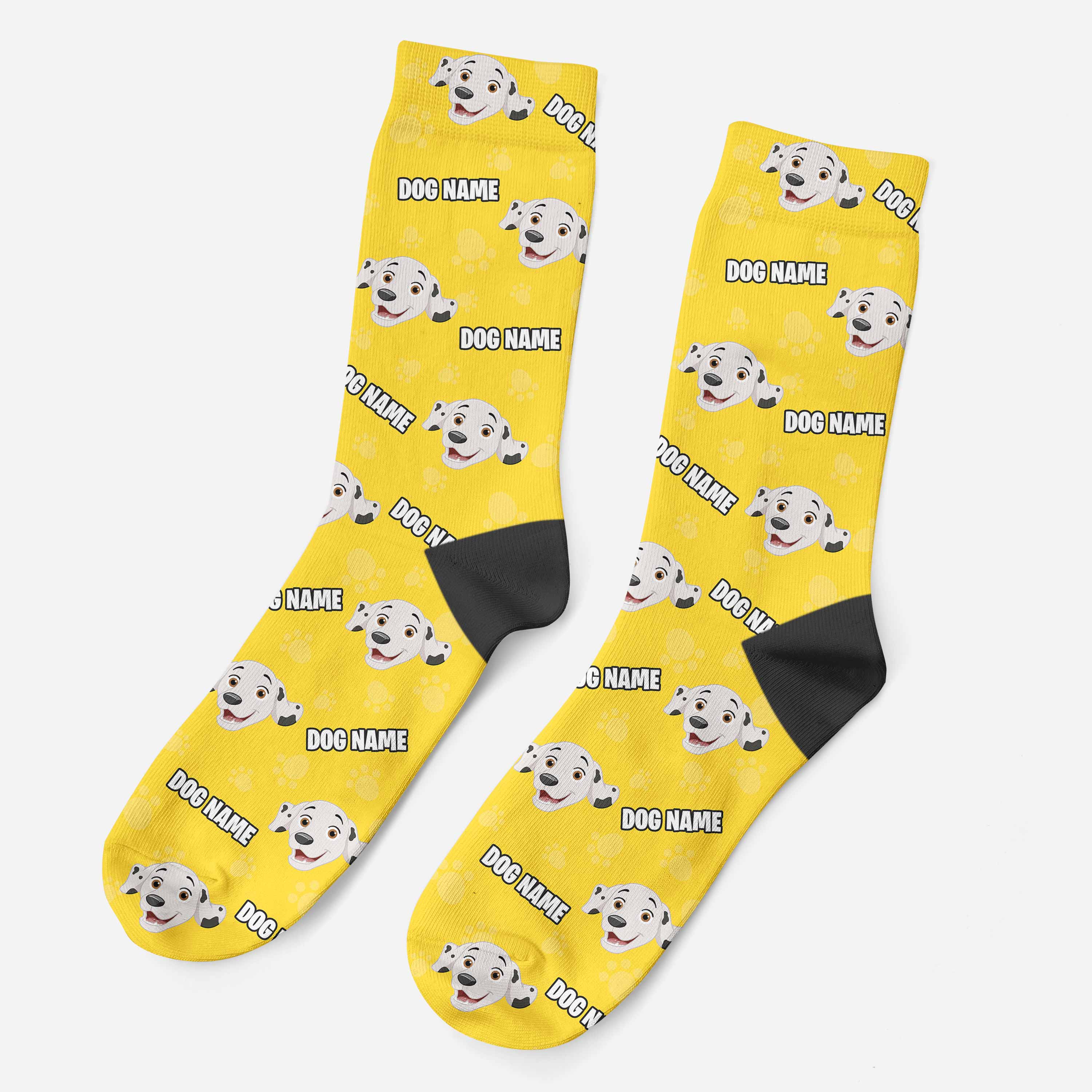 Your Cartoon Dog Personalized Socks