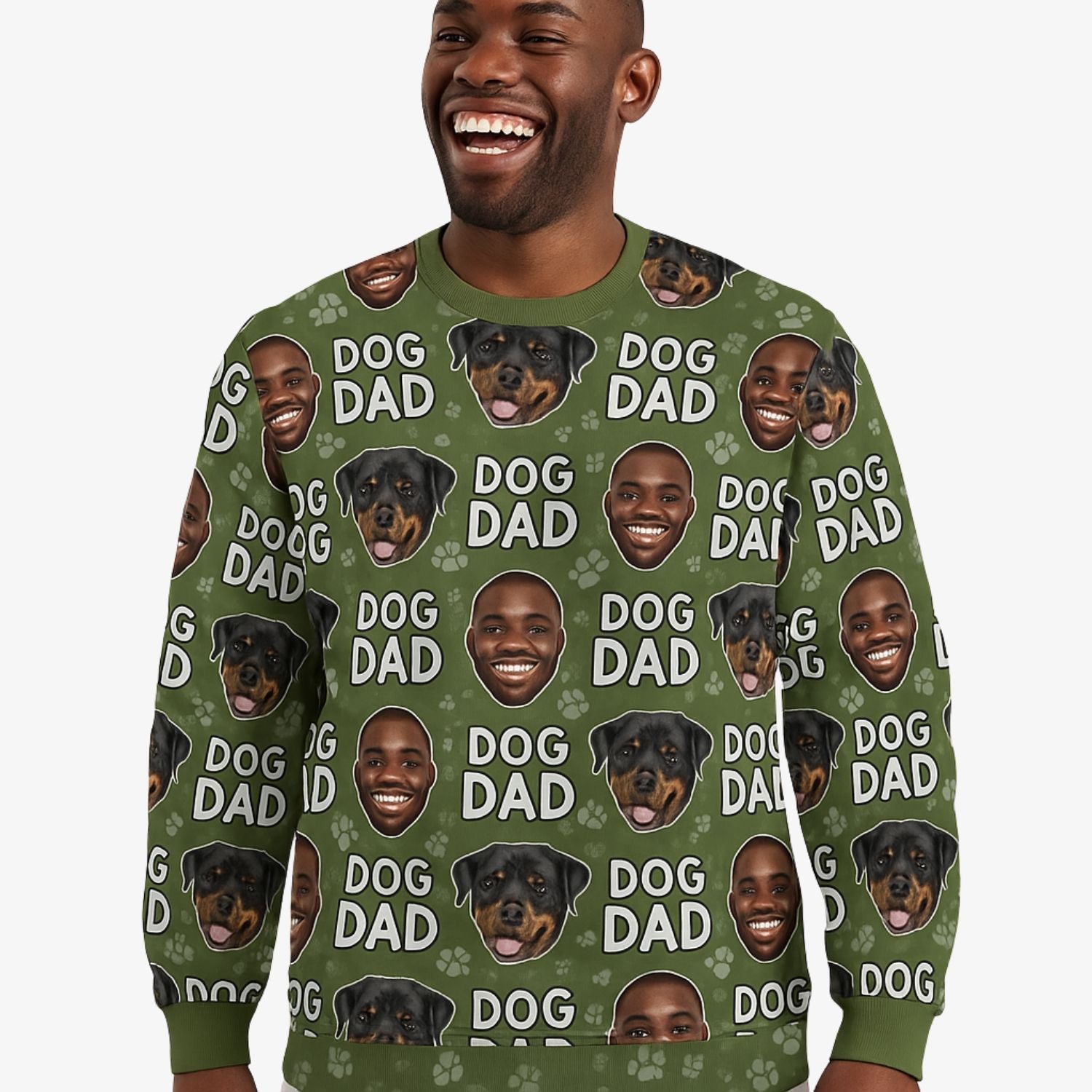 Dog Dad Personalized Sweatshirt