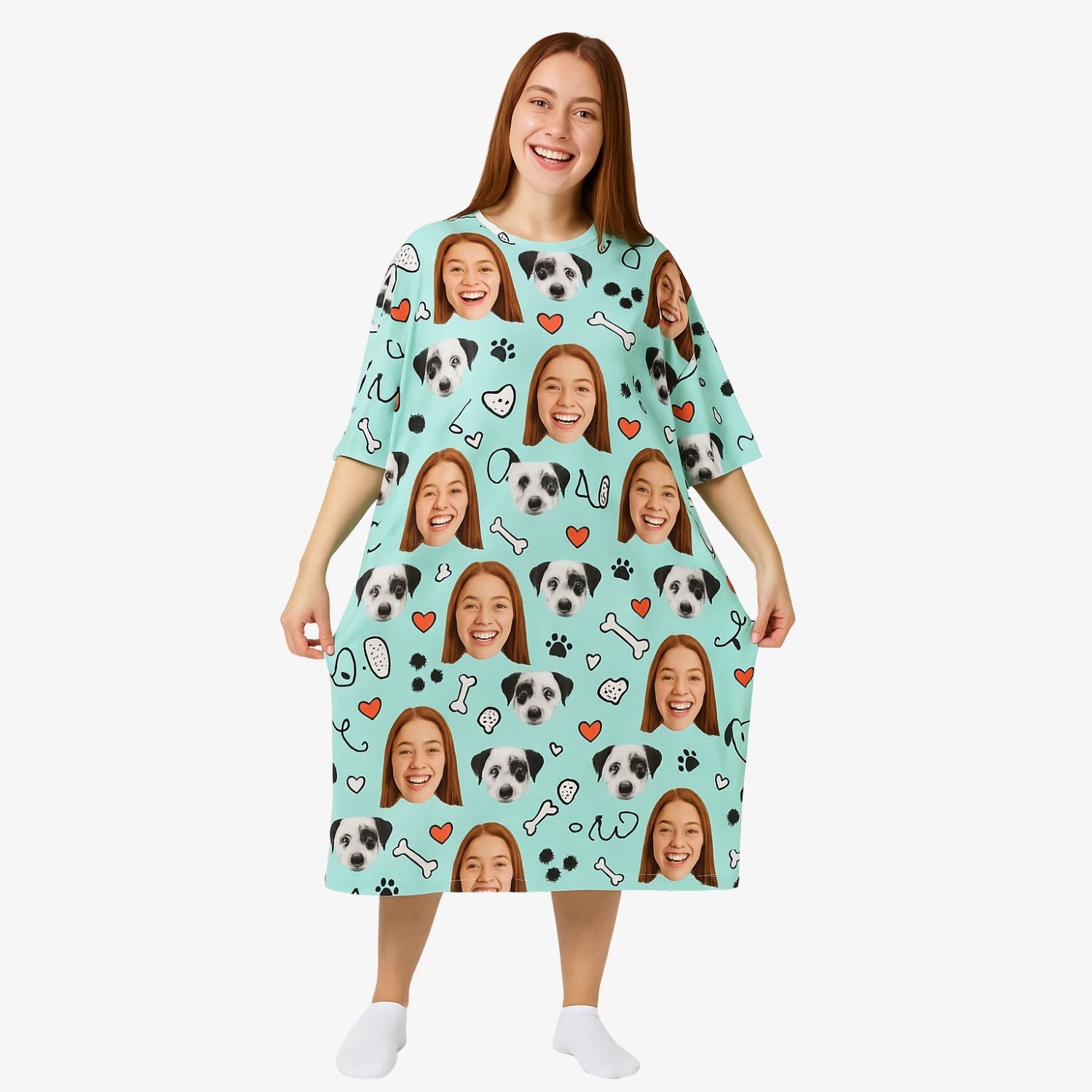 Dog Doodle Custom Sleep Tee