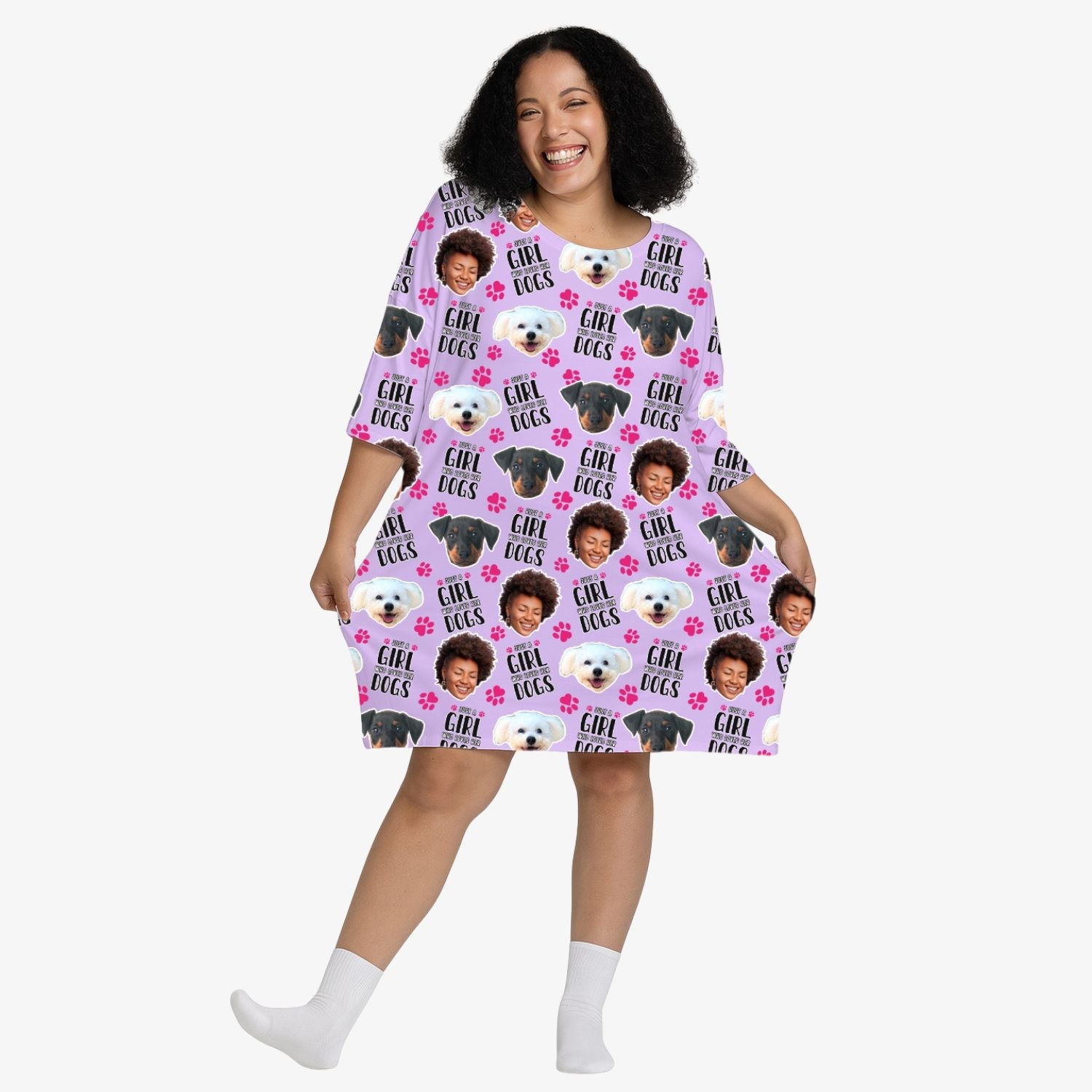 Just a Girl Who Loves Her Dogs Sleep Tee