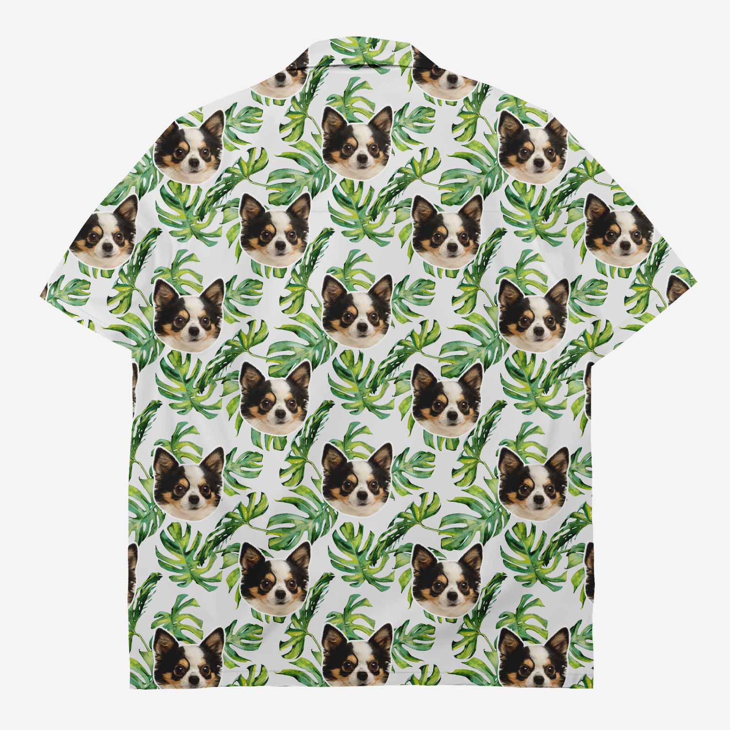 Your Dog Tropical Leaf Custom Hawaiian Shirt