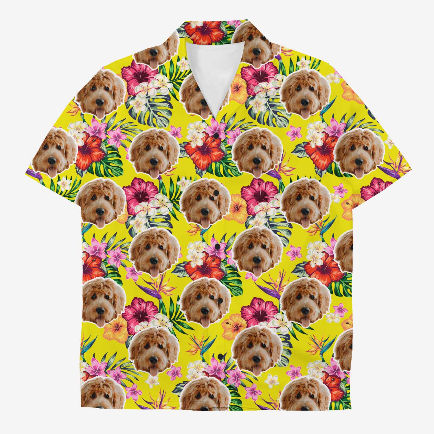 Your Dog Tropical Custom Hawaiian Shirt