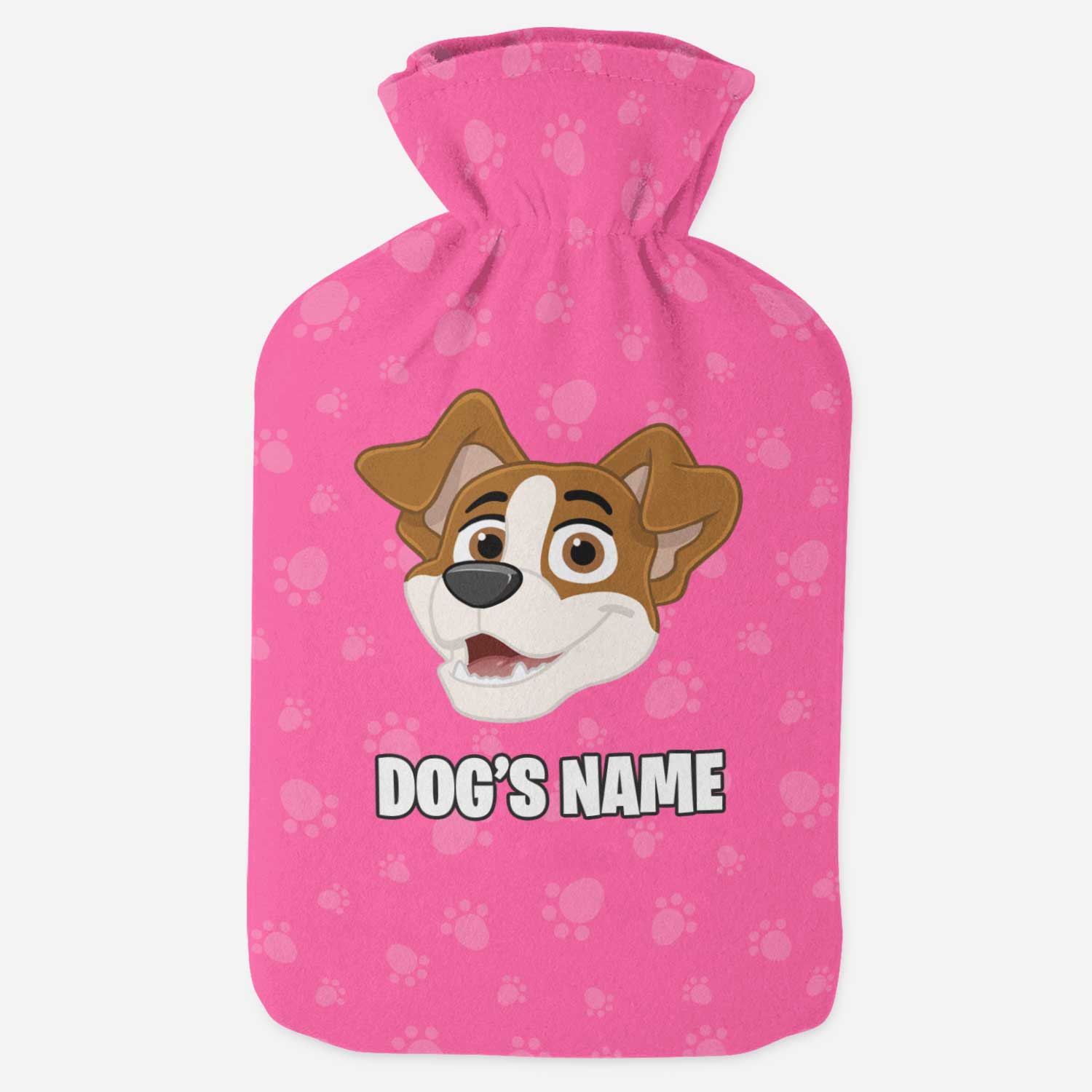 Your Dog Cartoon Personalized Hot Water Bottle