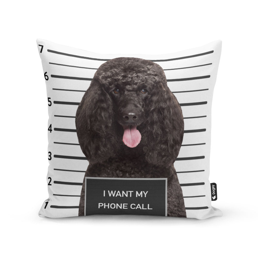 Personalized Dog Mug Shot Cushion