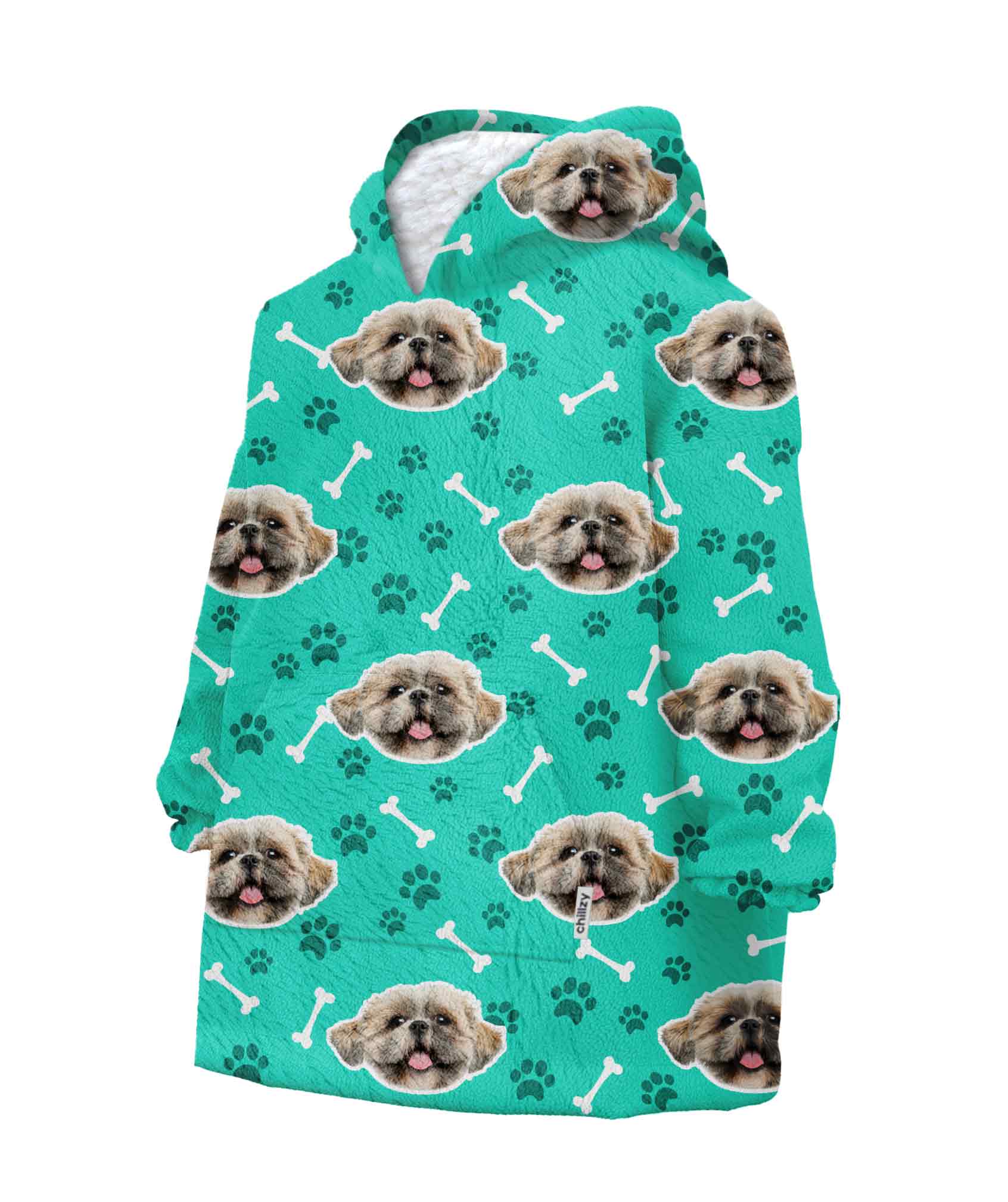 Your Dog Chillzy Kids Hoodie Blanket