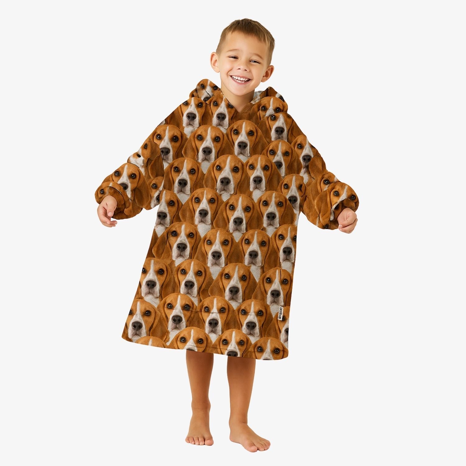 Dog Mash Kids Hoodie Blanket
