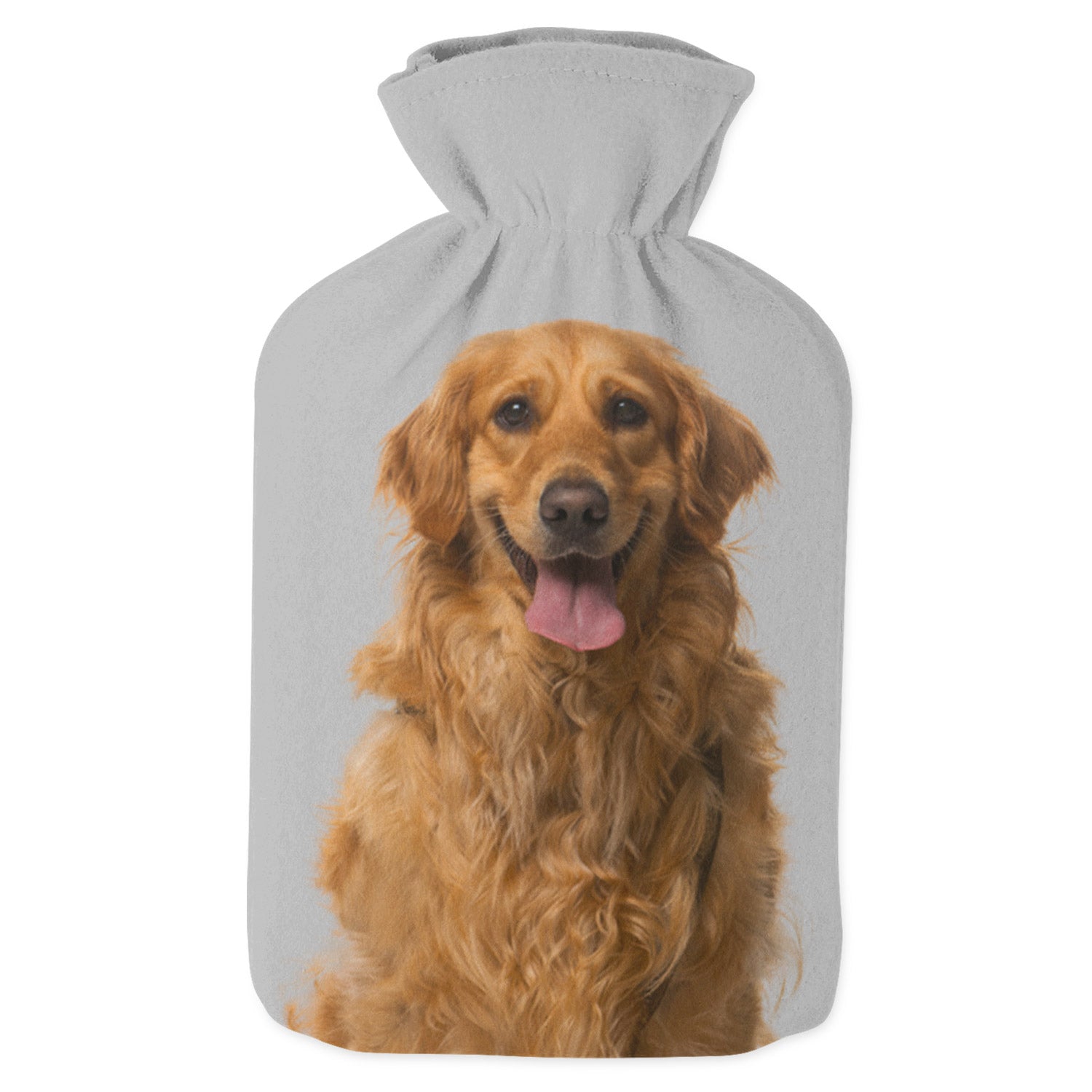 personalized dog hot water bottle with photo
