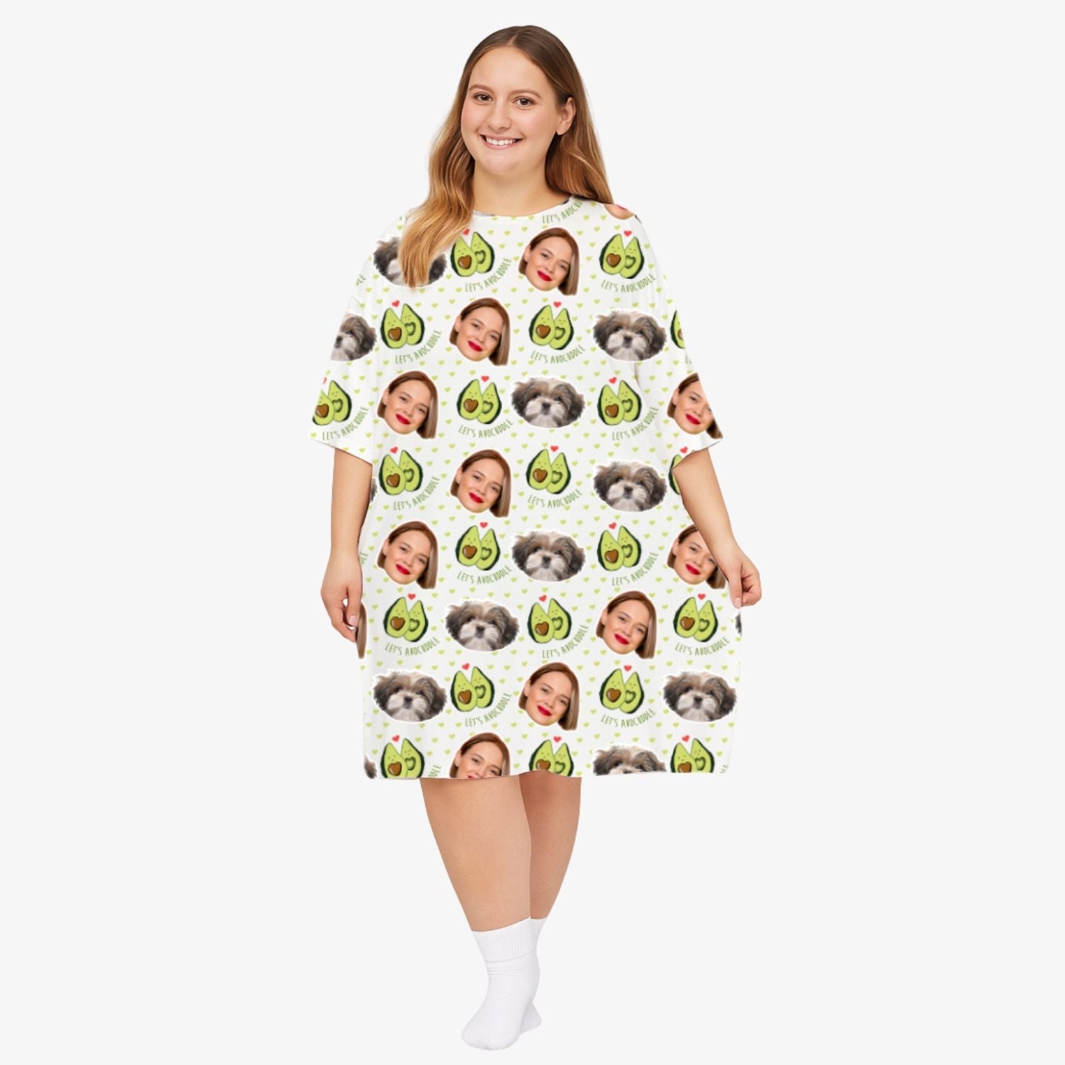 Lets Avocuddle Custom Sleep Tee