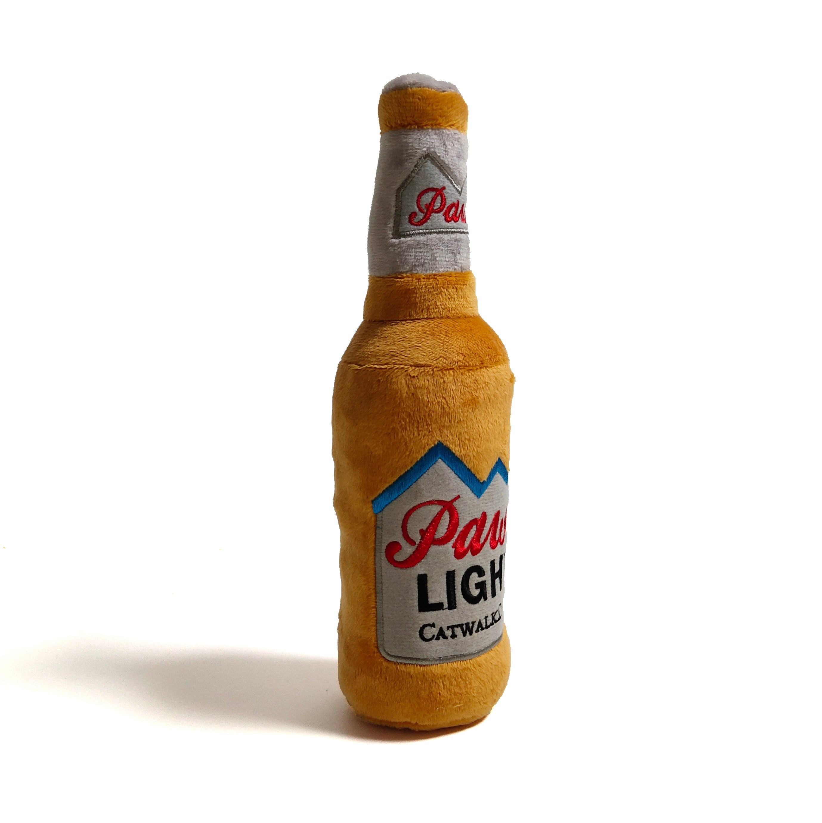 Beer Bottle Plush Dog Toy