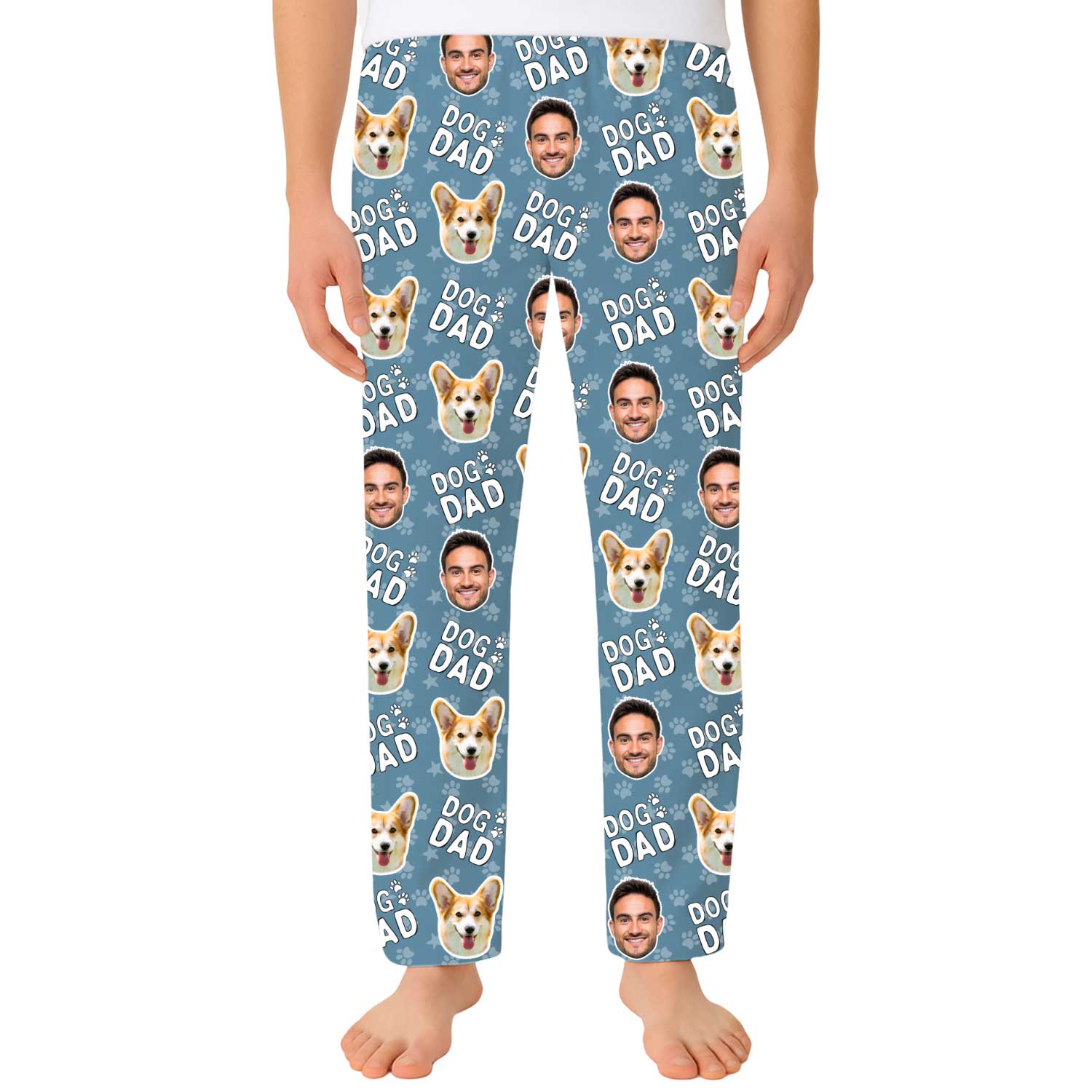 Men's Dog Dad Personalized PJ Pants