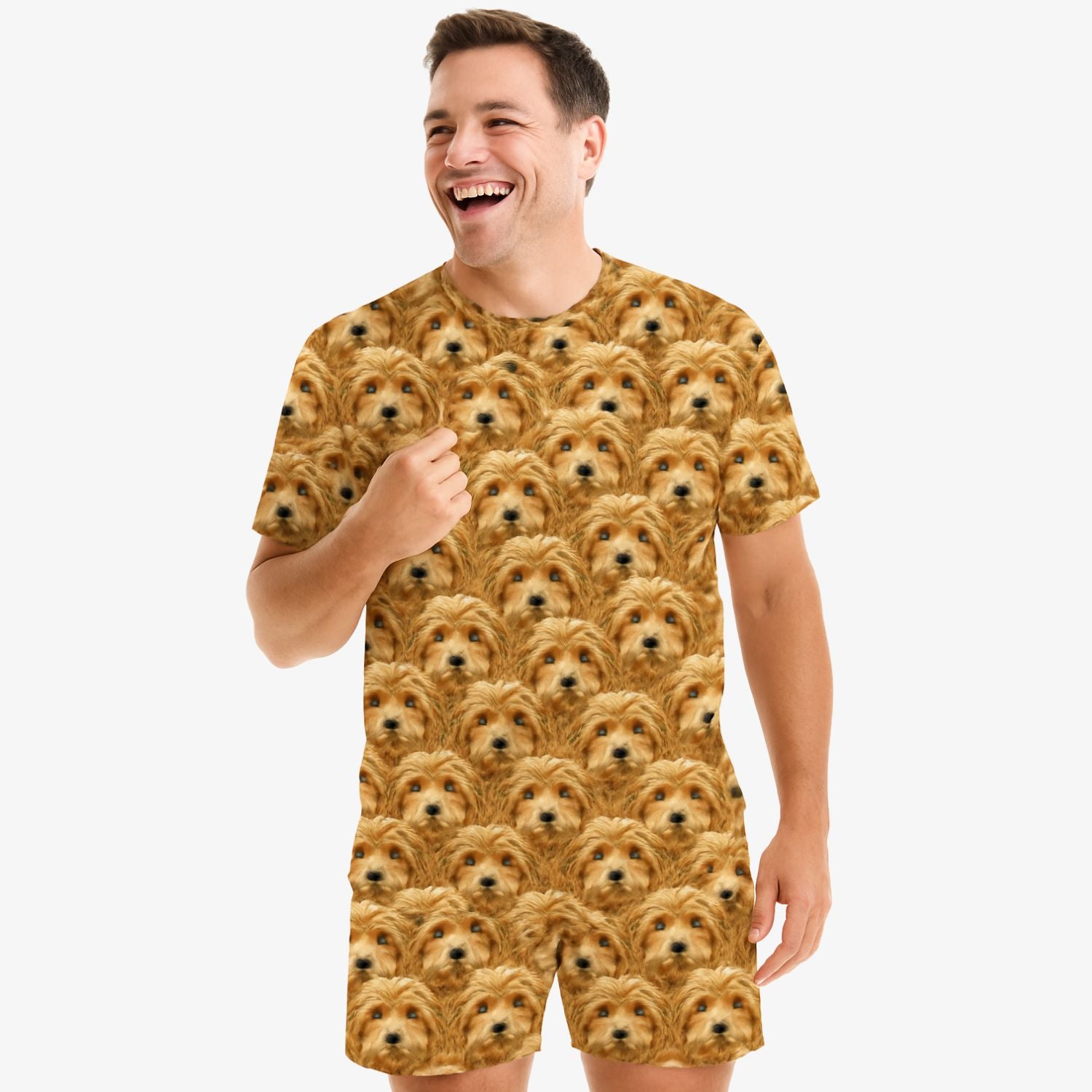 Men's Dog Mash Pajamas - Shorts Set